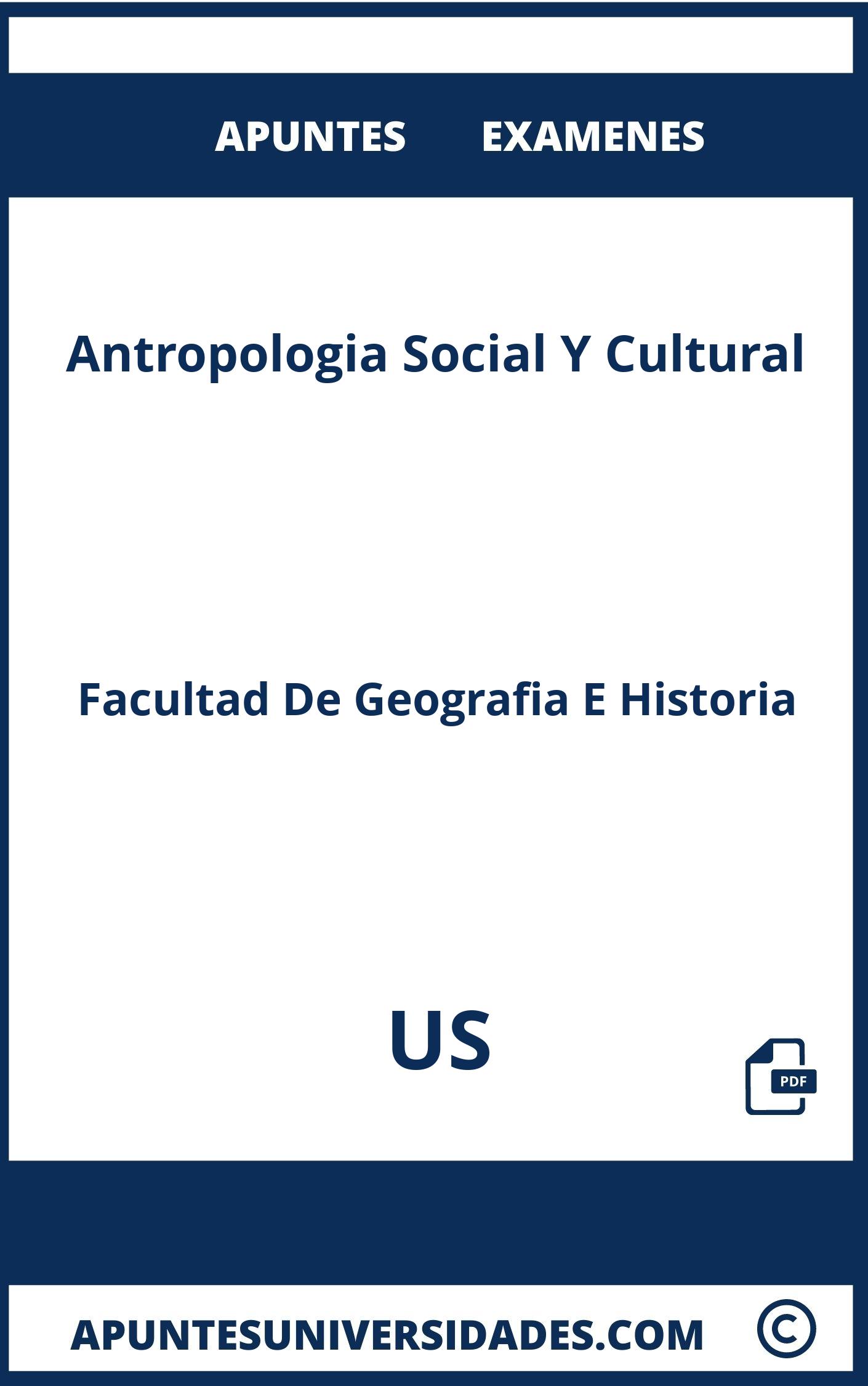 Apuntes Examenes Antropologia Social Y Cultural US
