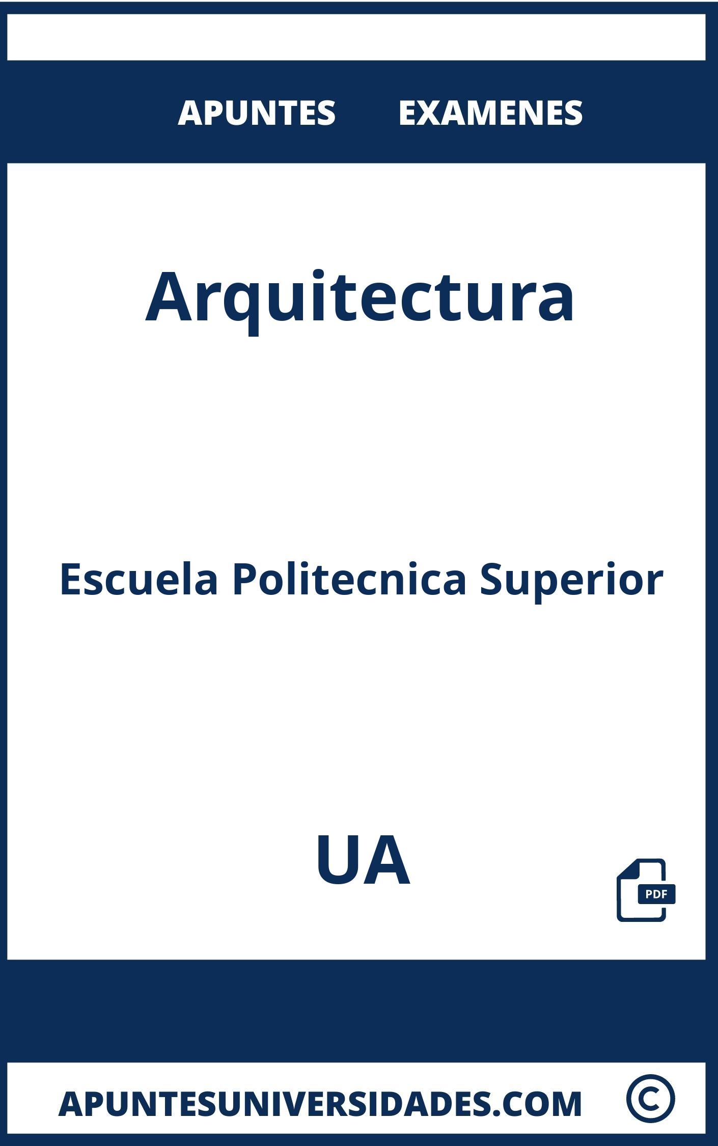 Apuntes Examenes Arquitectura UA