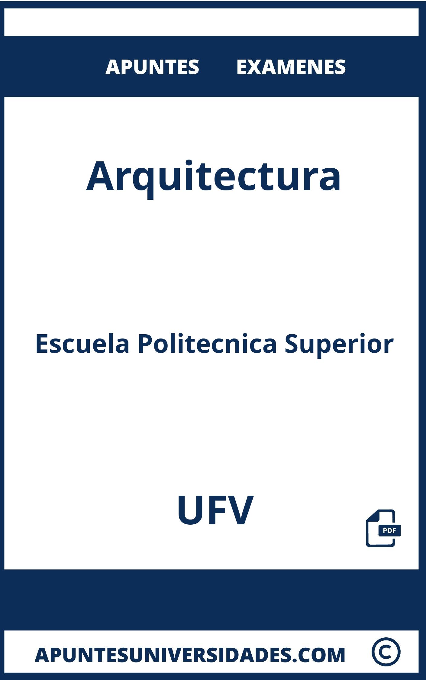 Apuntes y Examenes Arquitectura UFV