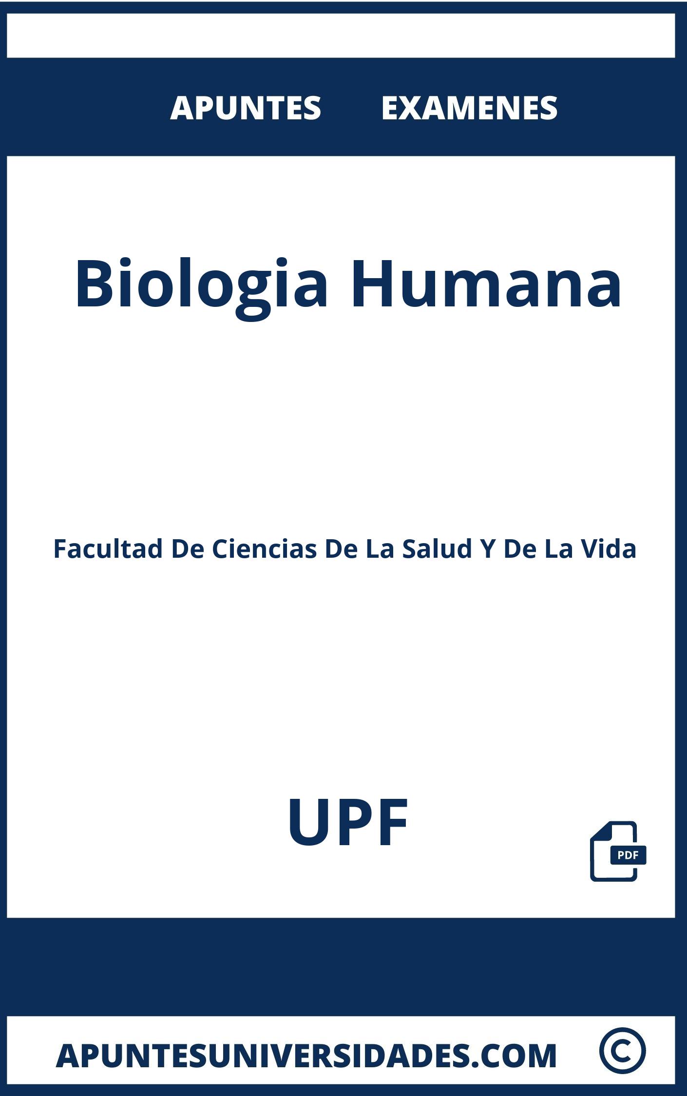 Apuntes y Examenes Biologia Humana UPF