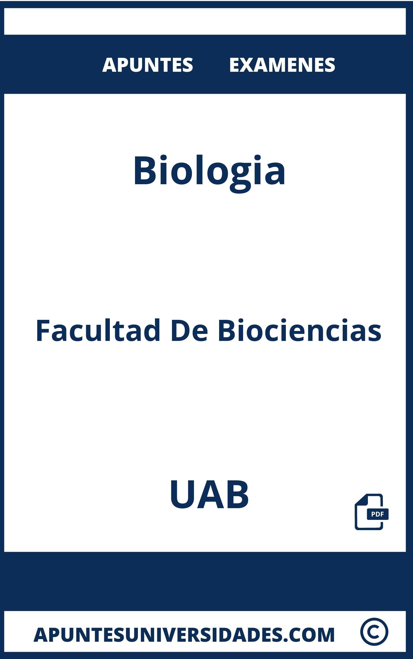Biologia UAB Examenes Apuntes