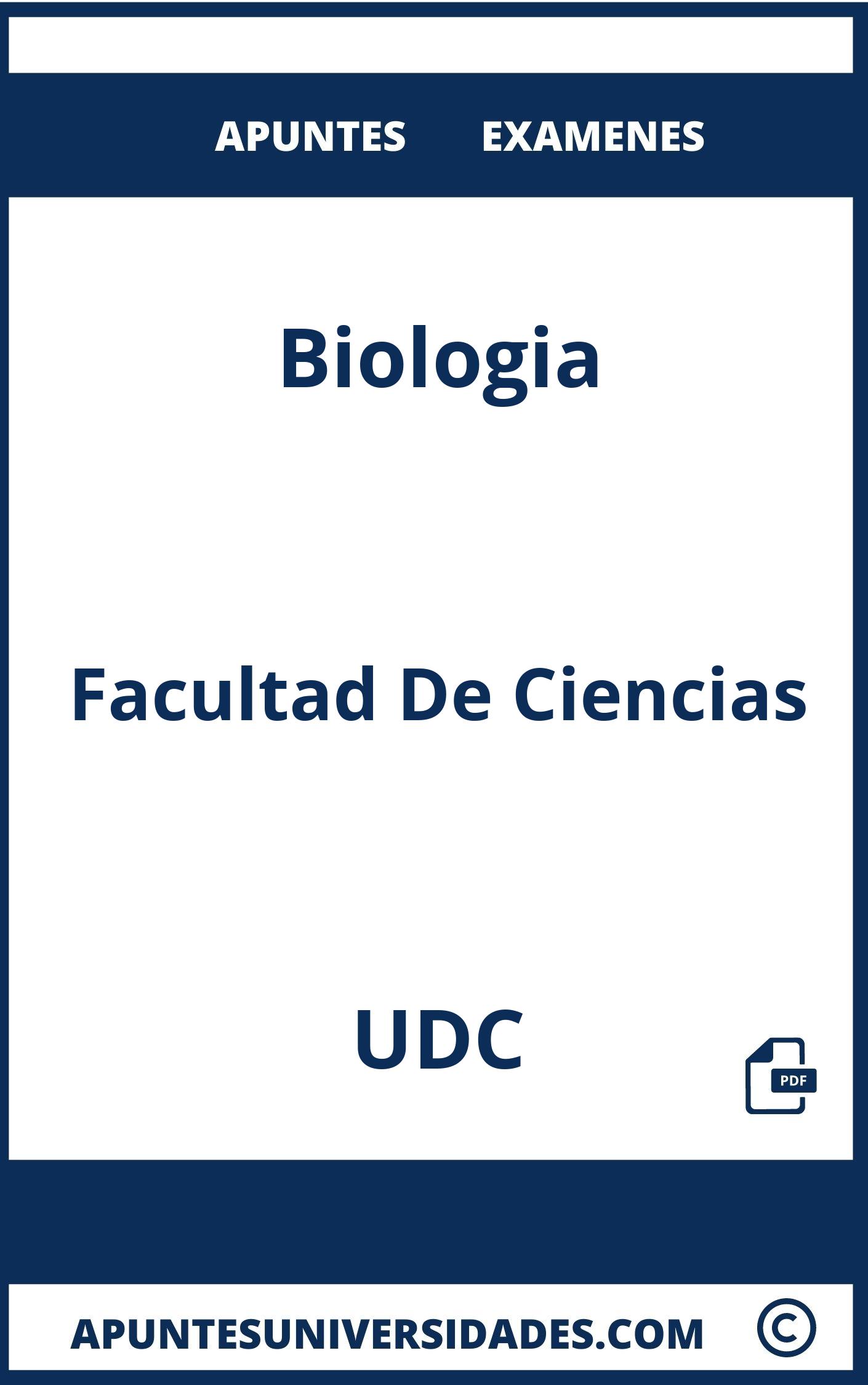 Examenes y Apuntes Biologia UDC