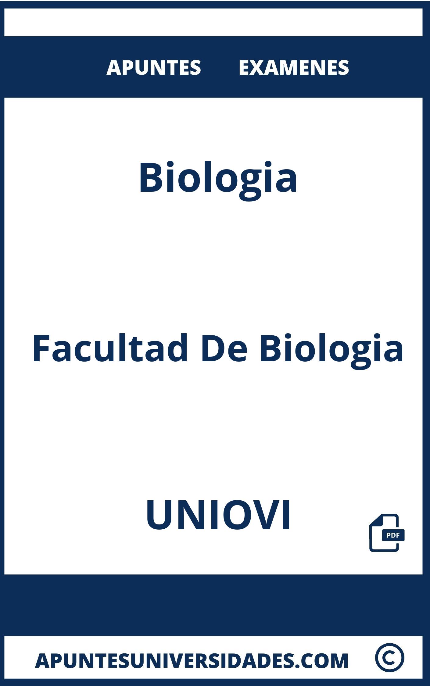 Biologia UNIOVI Examenes Apuntes