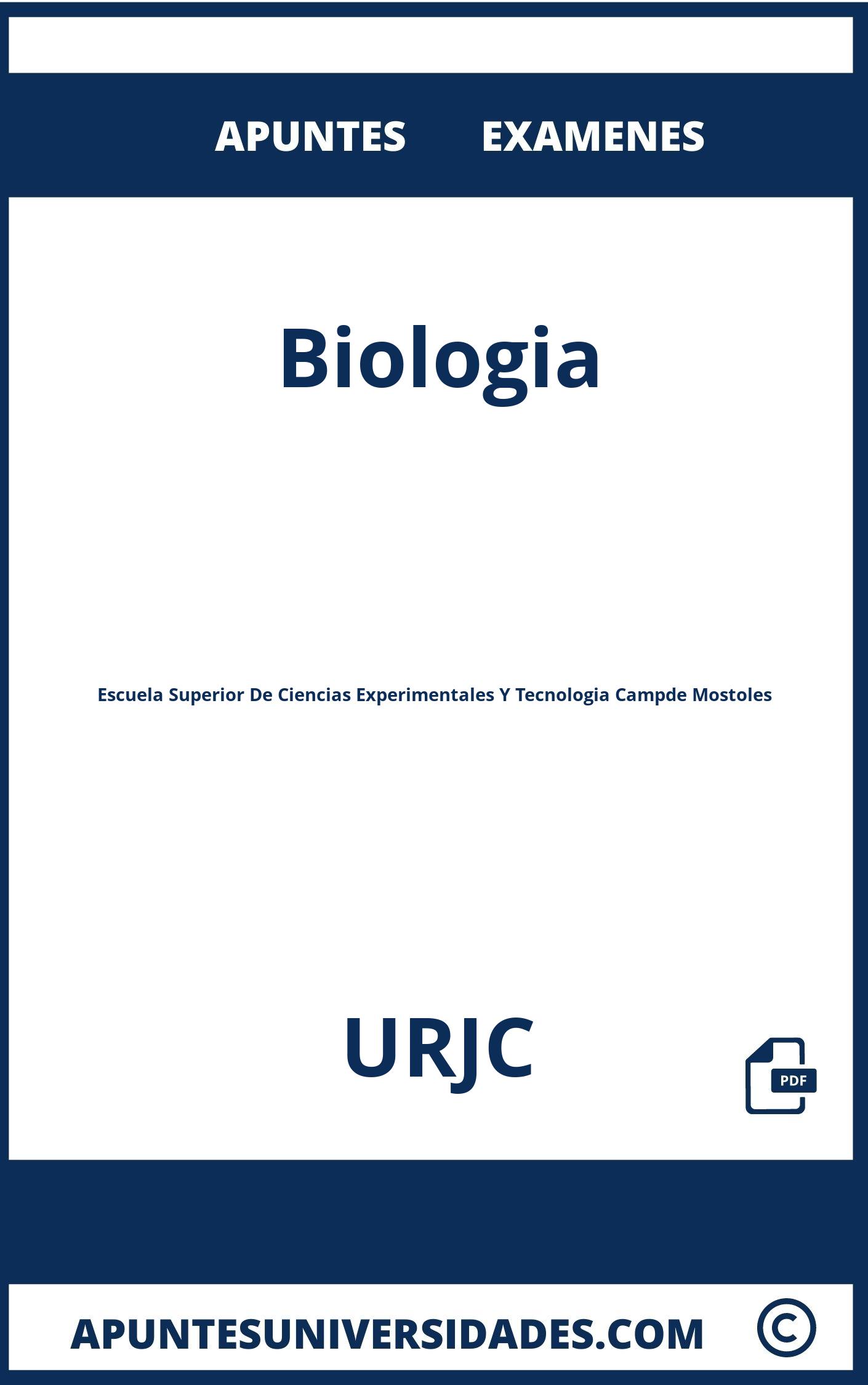 Apuntes Examenes Biologia URJC