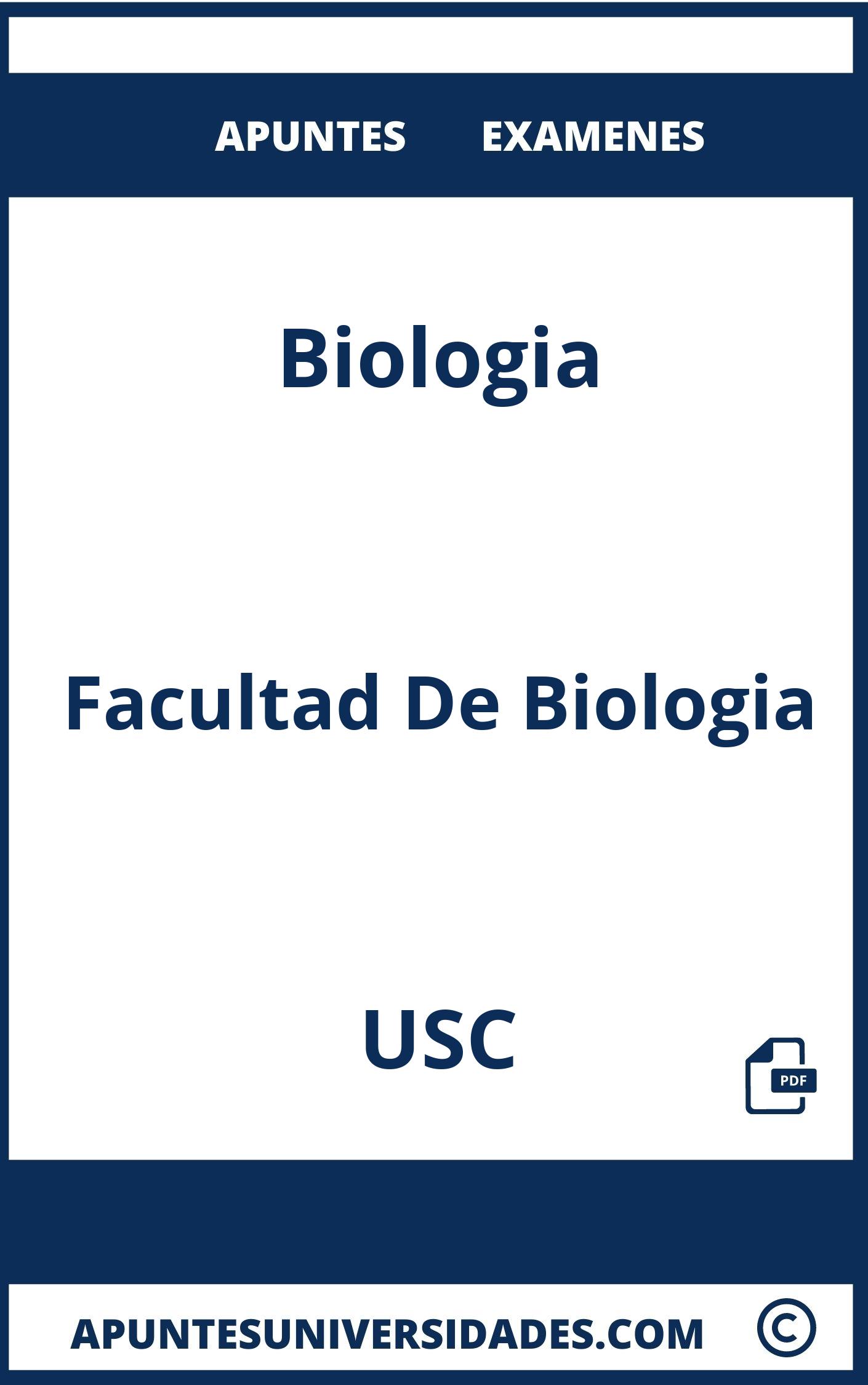 Apuntes y Examenes de Biologia USC