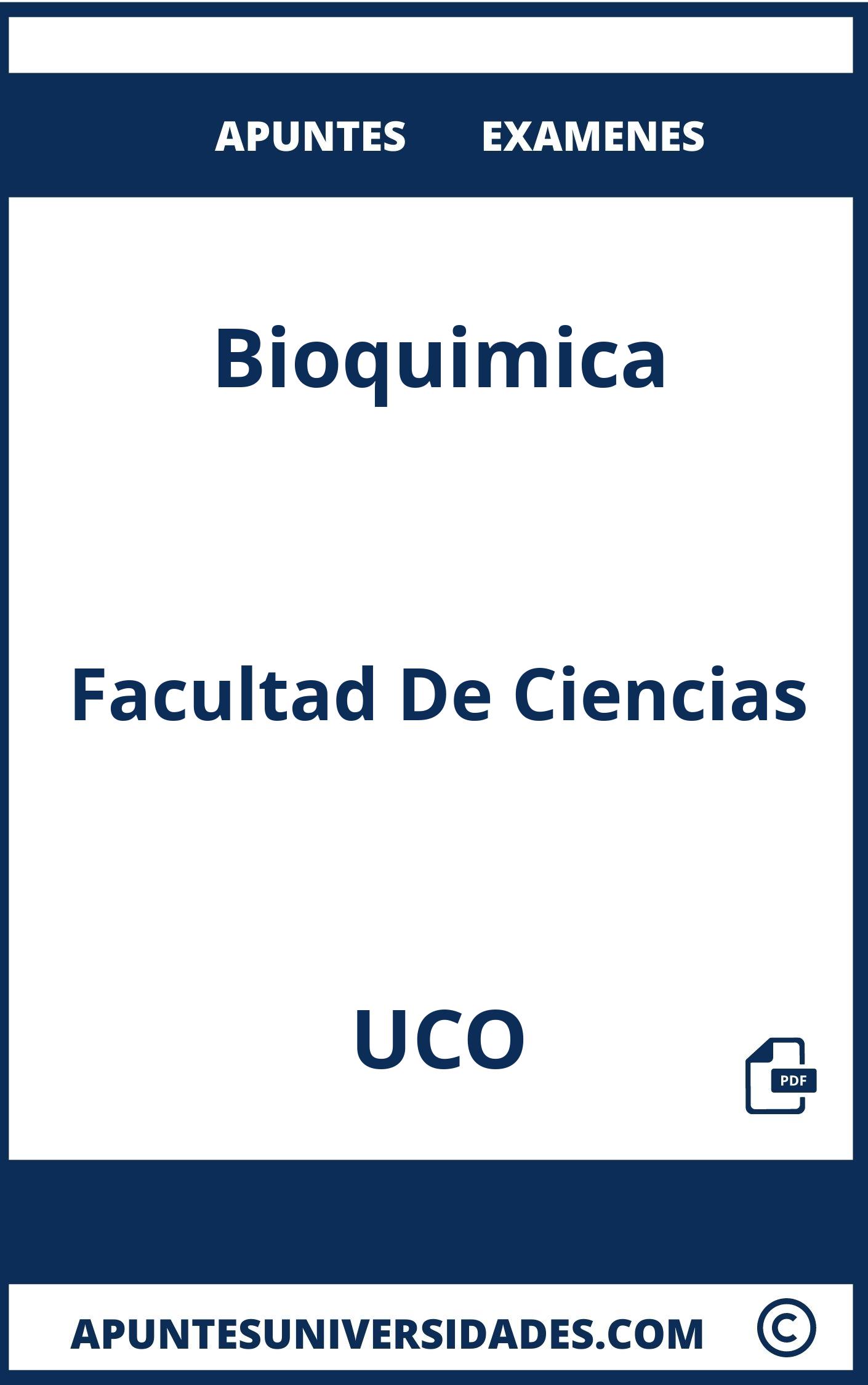 Apuntes y Examenes Bioquimica UCO