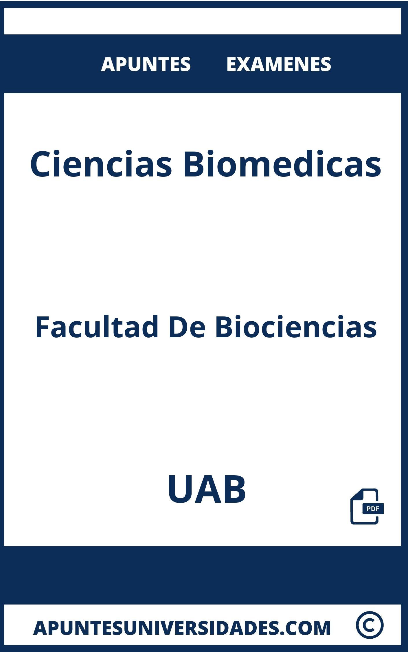 Apuntes Examenes Ciencias Biomedicas UAB