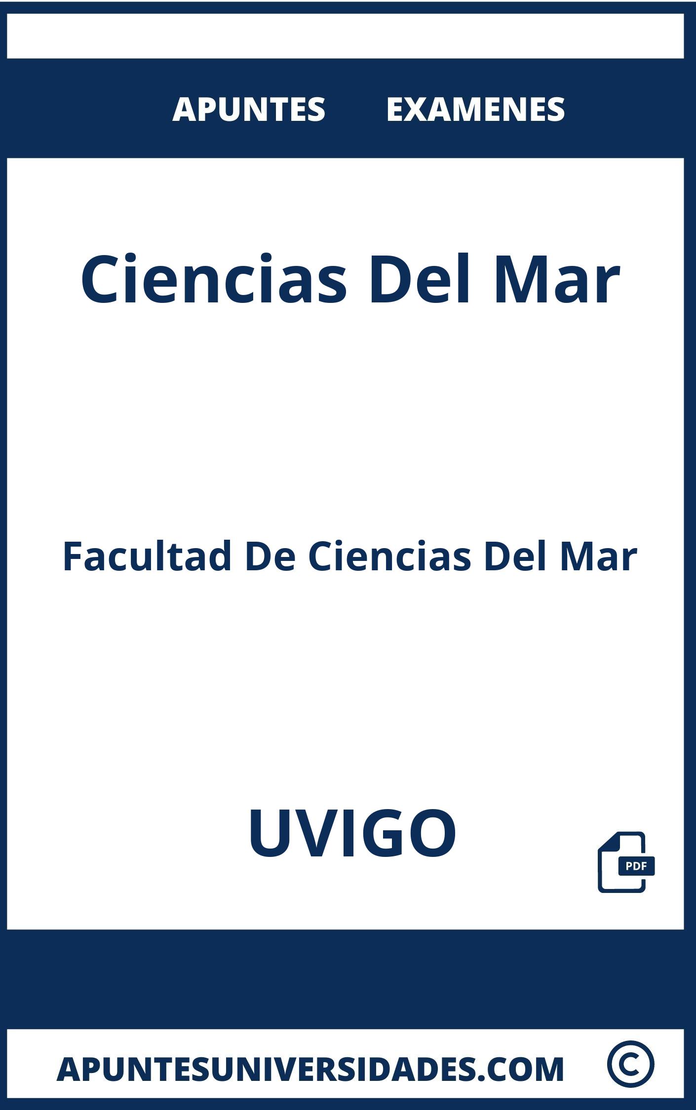 Examenes Apuntes Ciencias Del Mar UVIGO