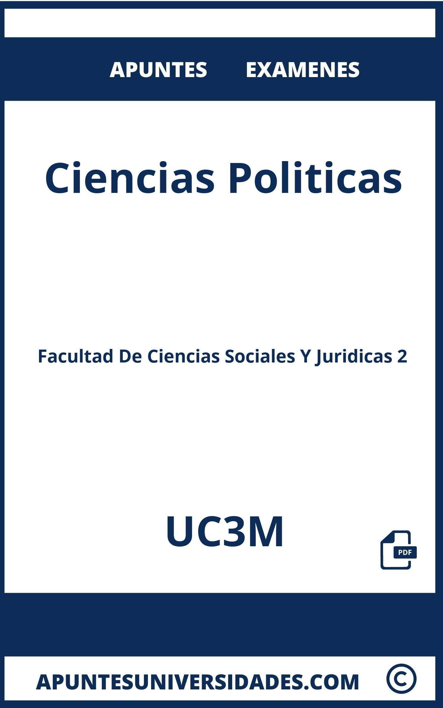 Apuntes Ciencias Politicas UC3M y Examenes