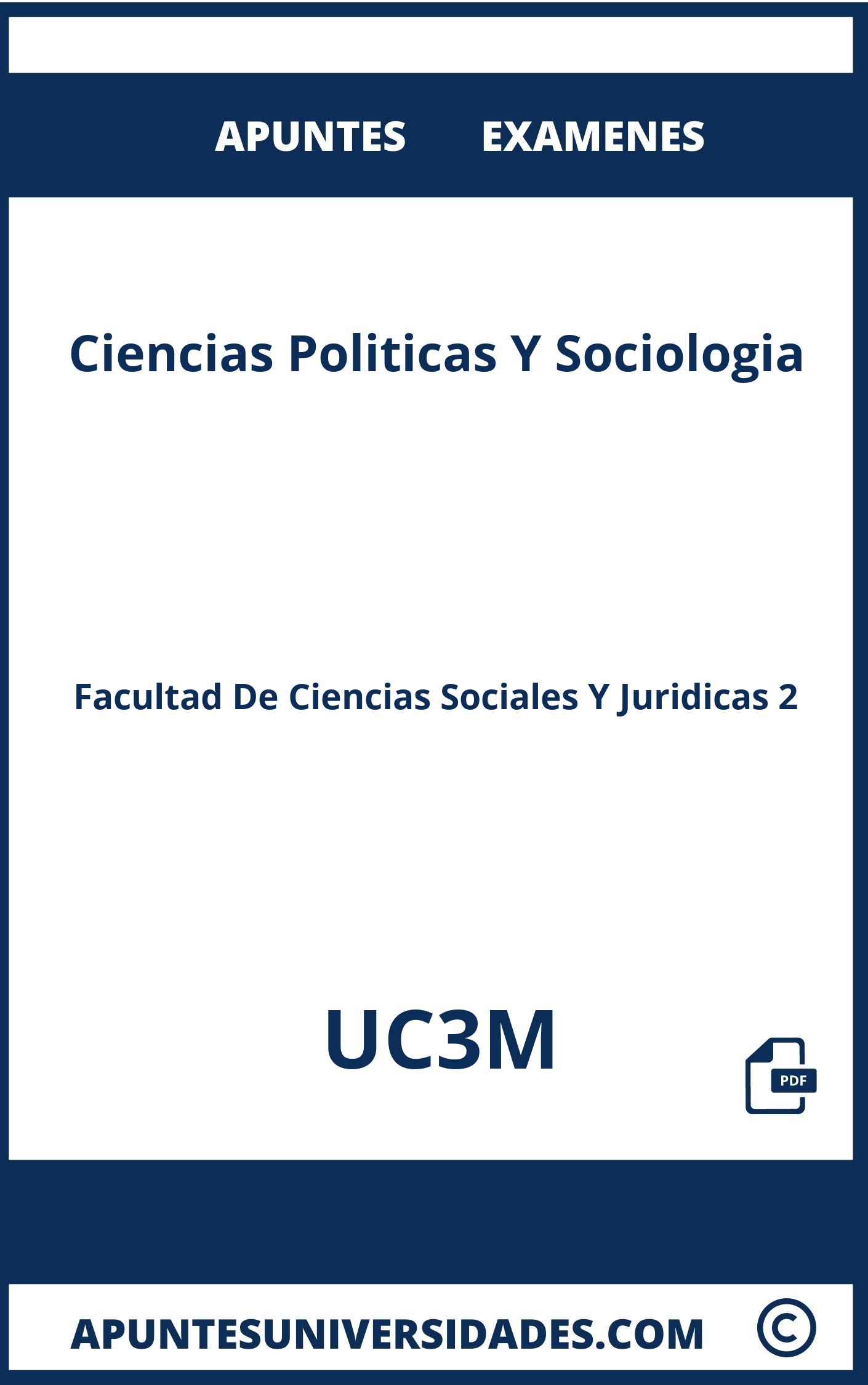 Apuntes y Examenes de Ciencias Politicas Y Sociologia UC3M