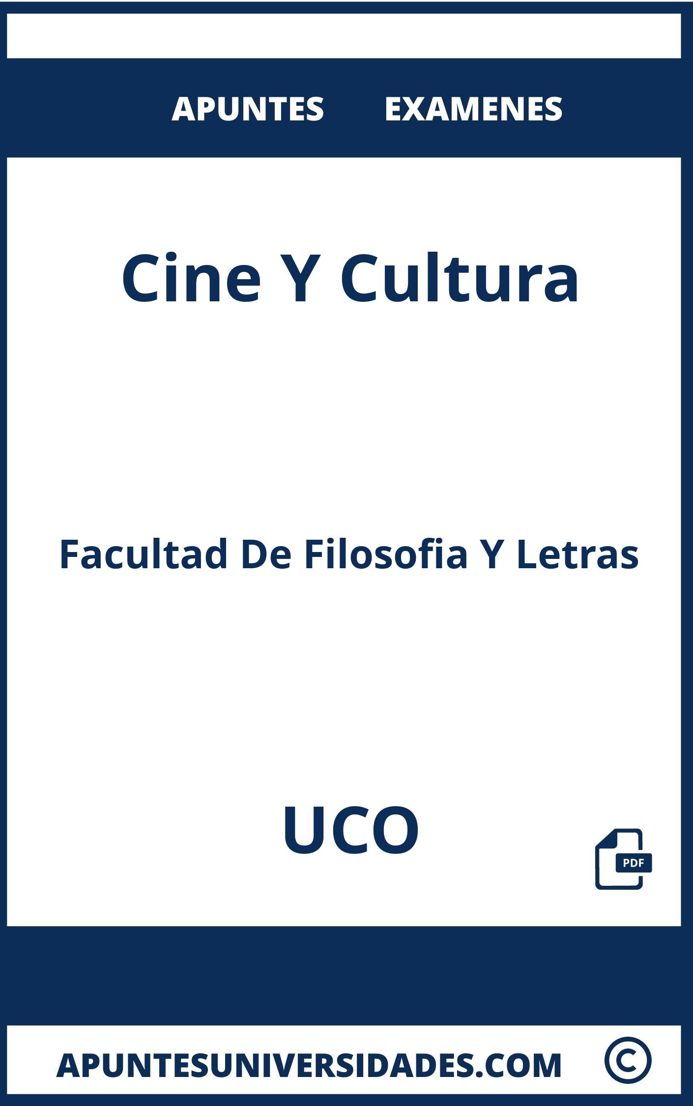 Examenes y Apuntes Cine Y Cultura UCO