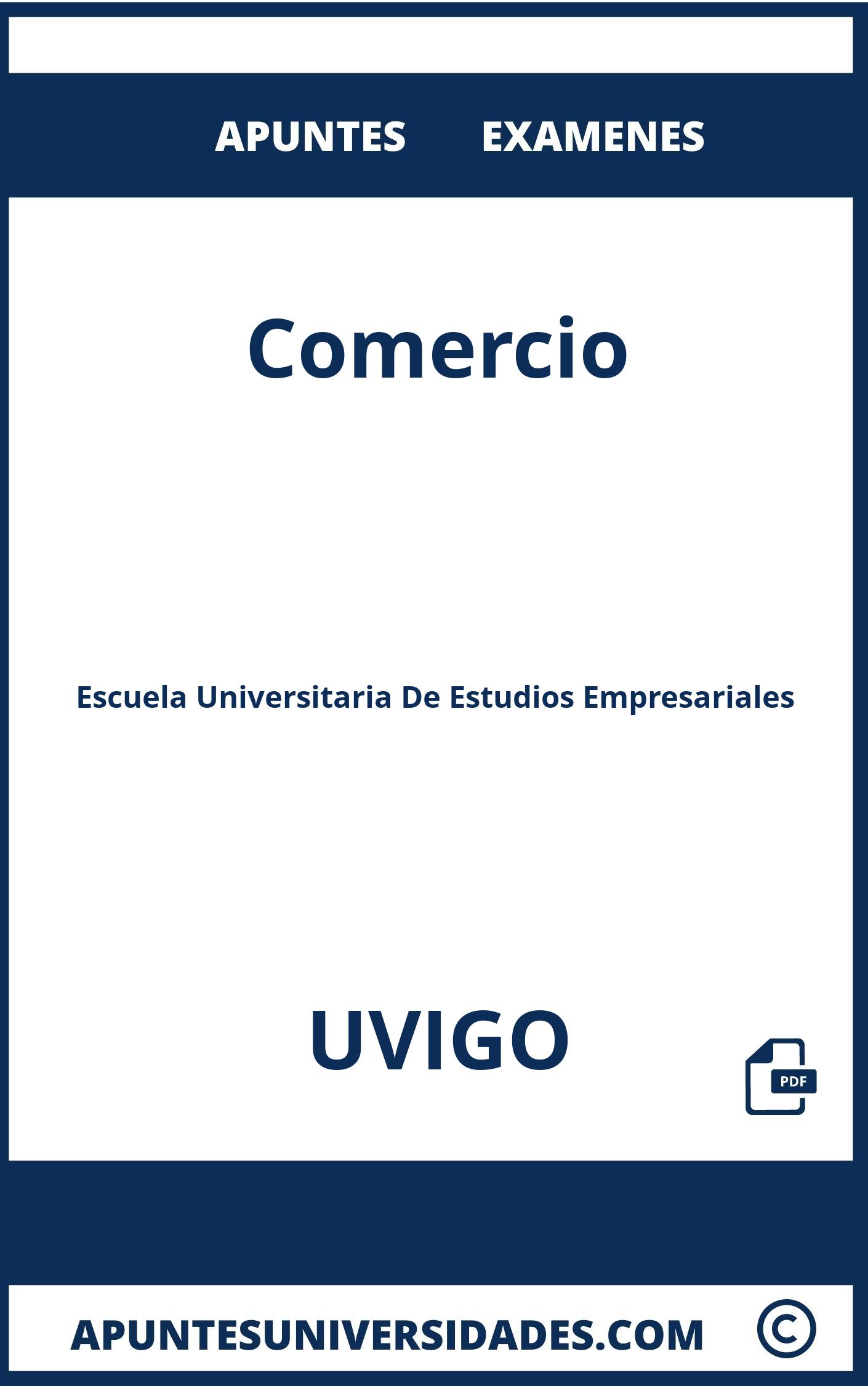 Examenes y Apuntes Comercio UVIGO