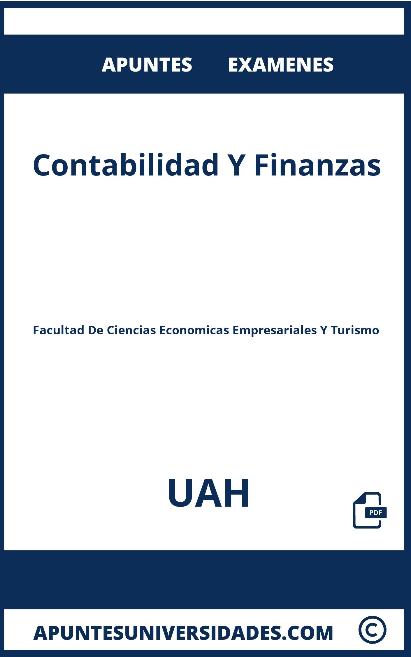 Apuntes y Examenes Contabilidad Y Finanzas UAH