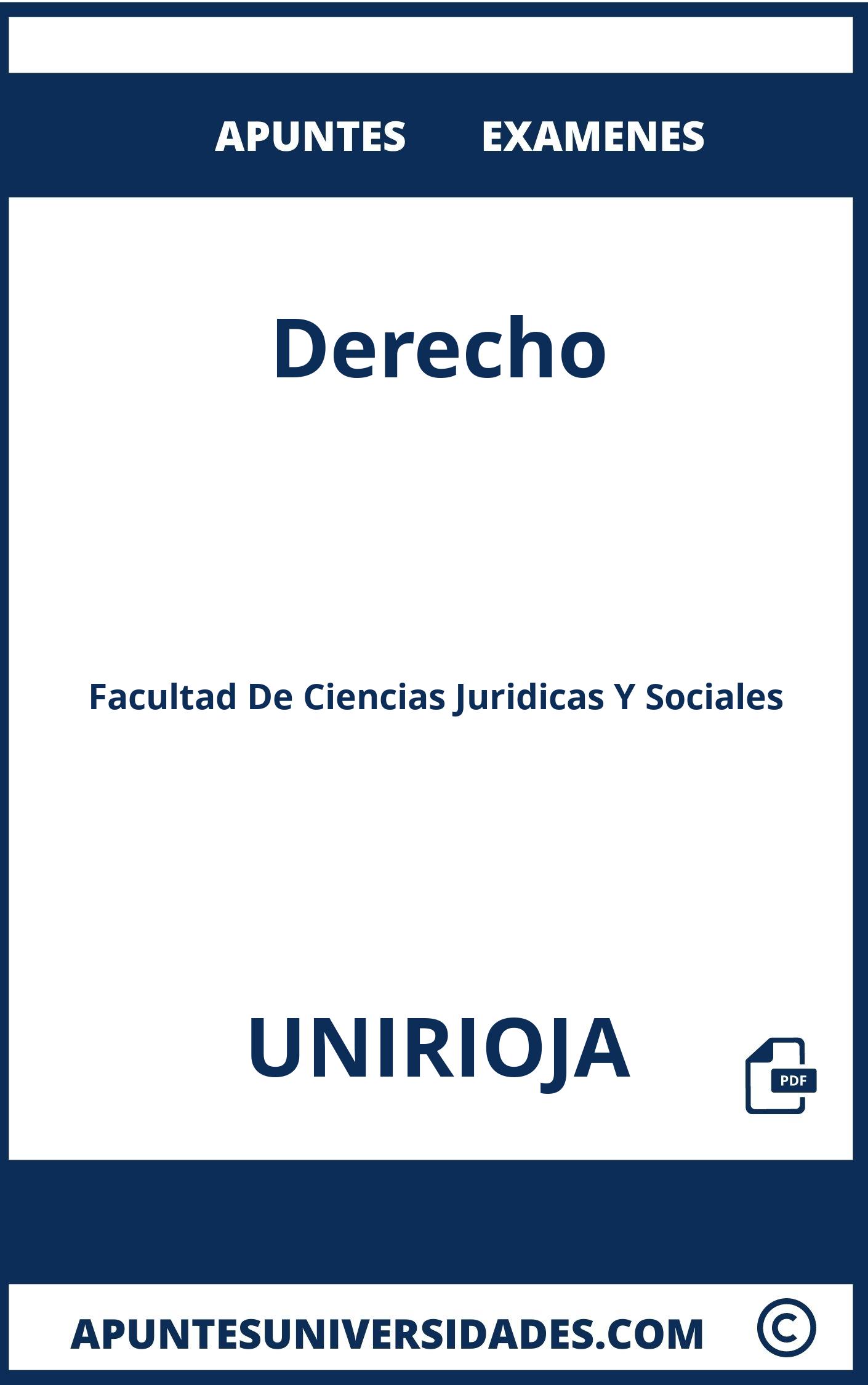 Apuntes y Examenes de Derecho UNIRIOJA