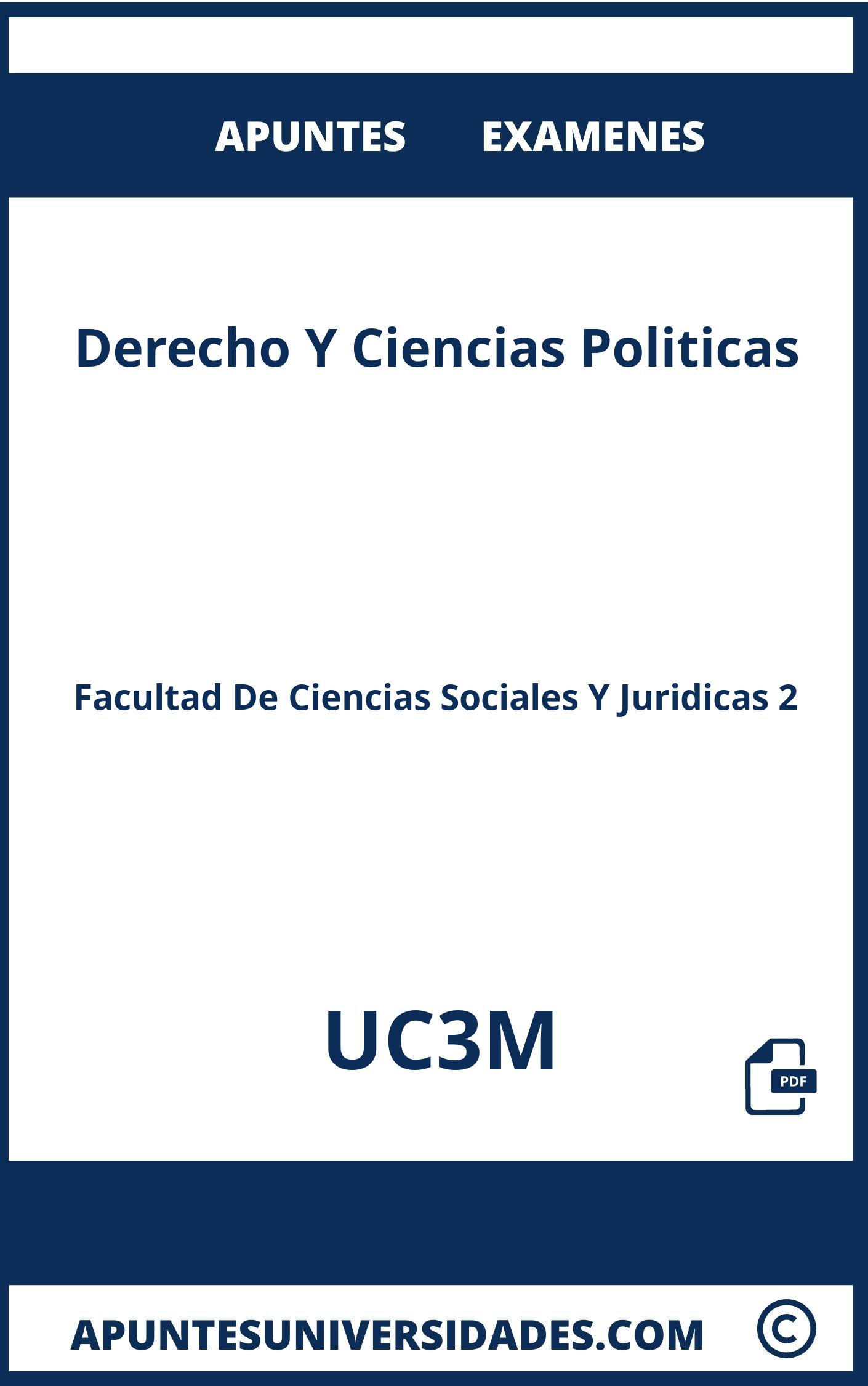 Apuntes y Examenes Derecho Y Ciencias Politicas UC3M