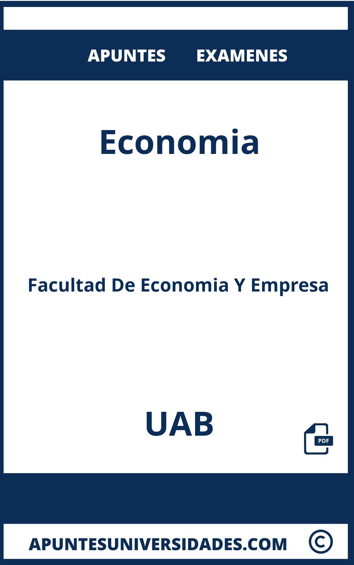 Apuntes y Examenes Economia UAB