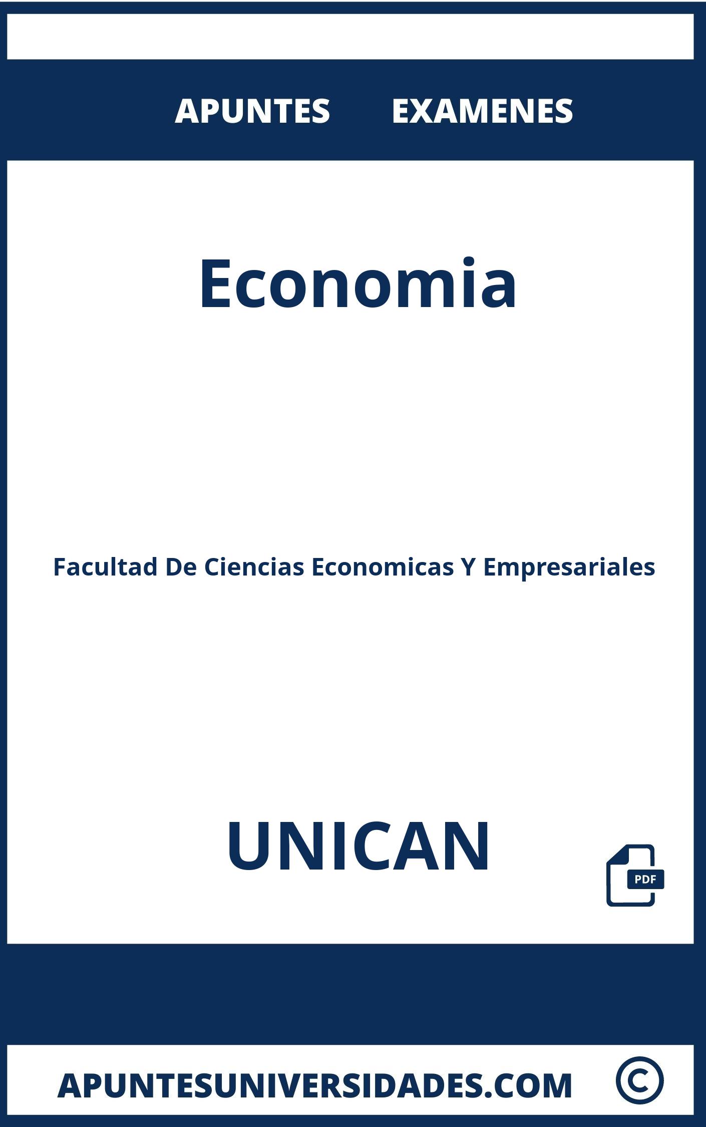 Apuntes y Examenes Economia UNICAN