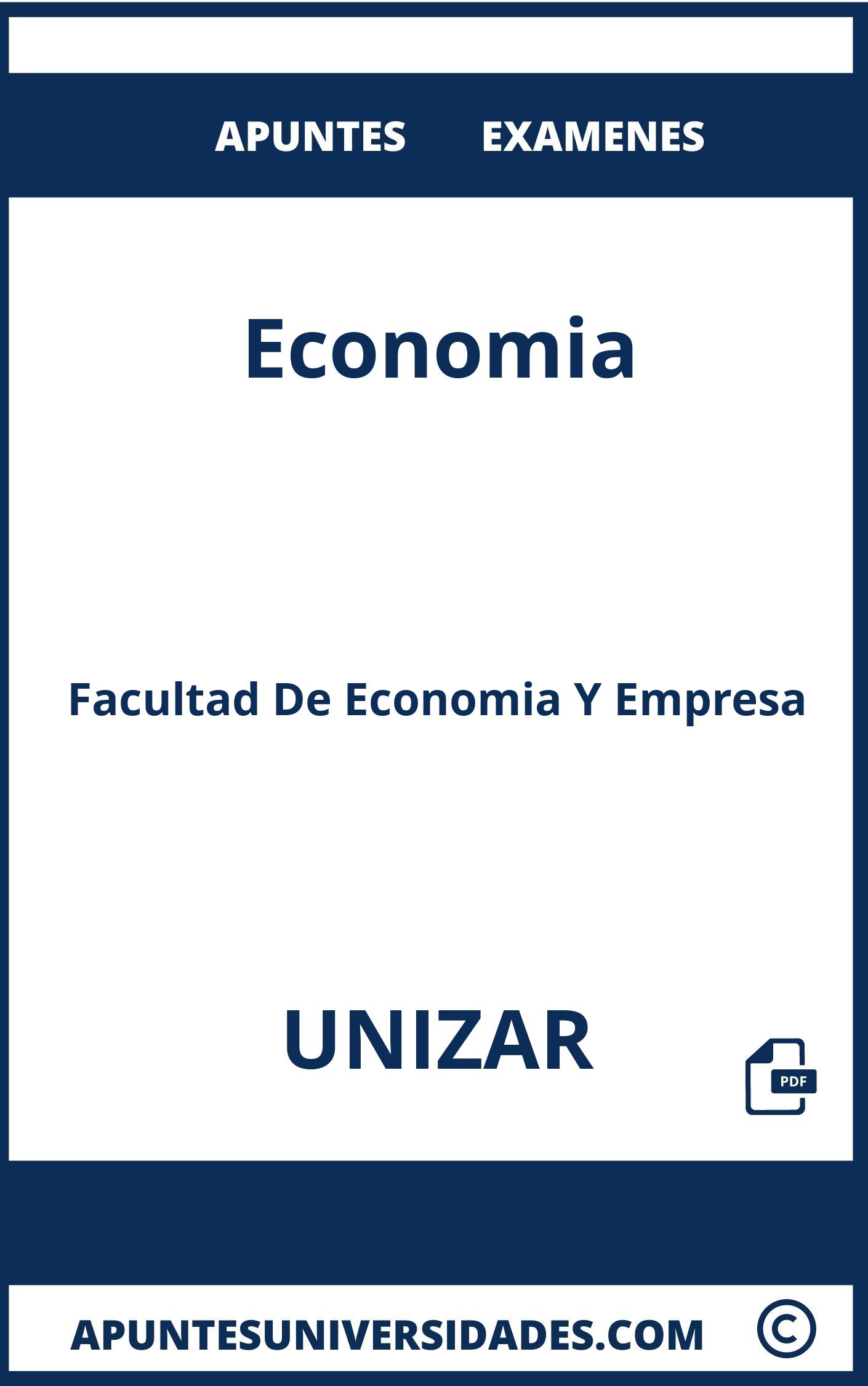 Examenes y Apuntes Economia UNIZAR