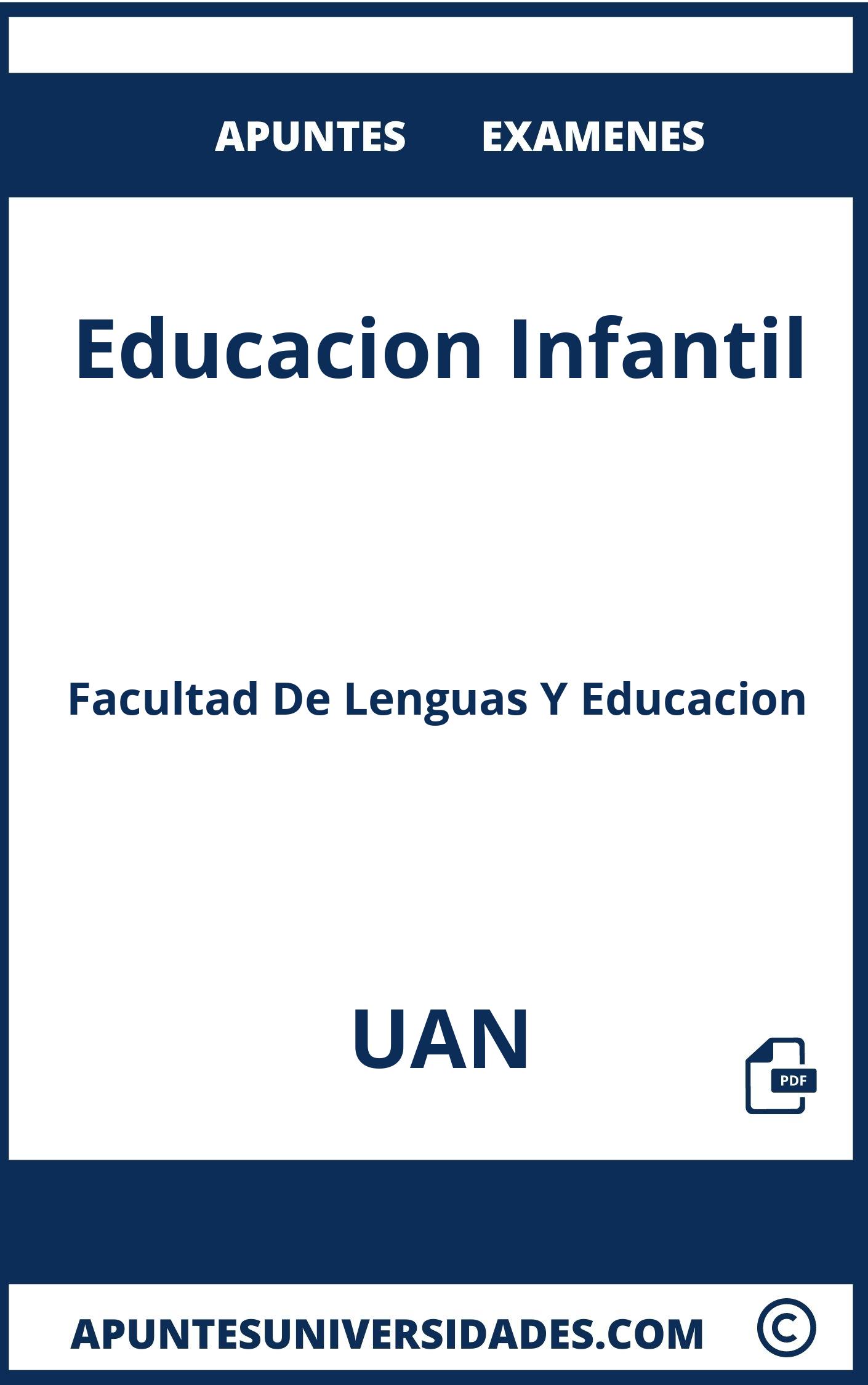 Apuntes Examenes Educacion Infantil UAN