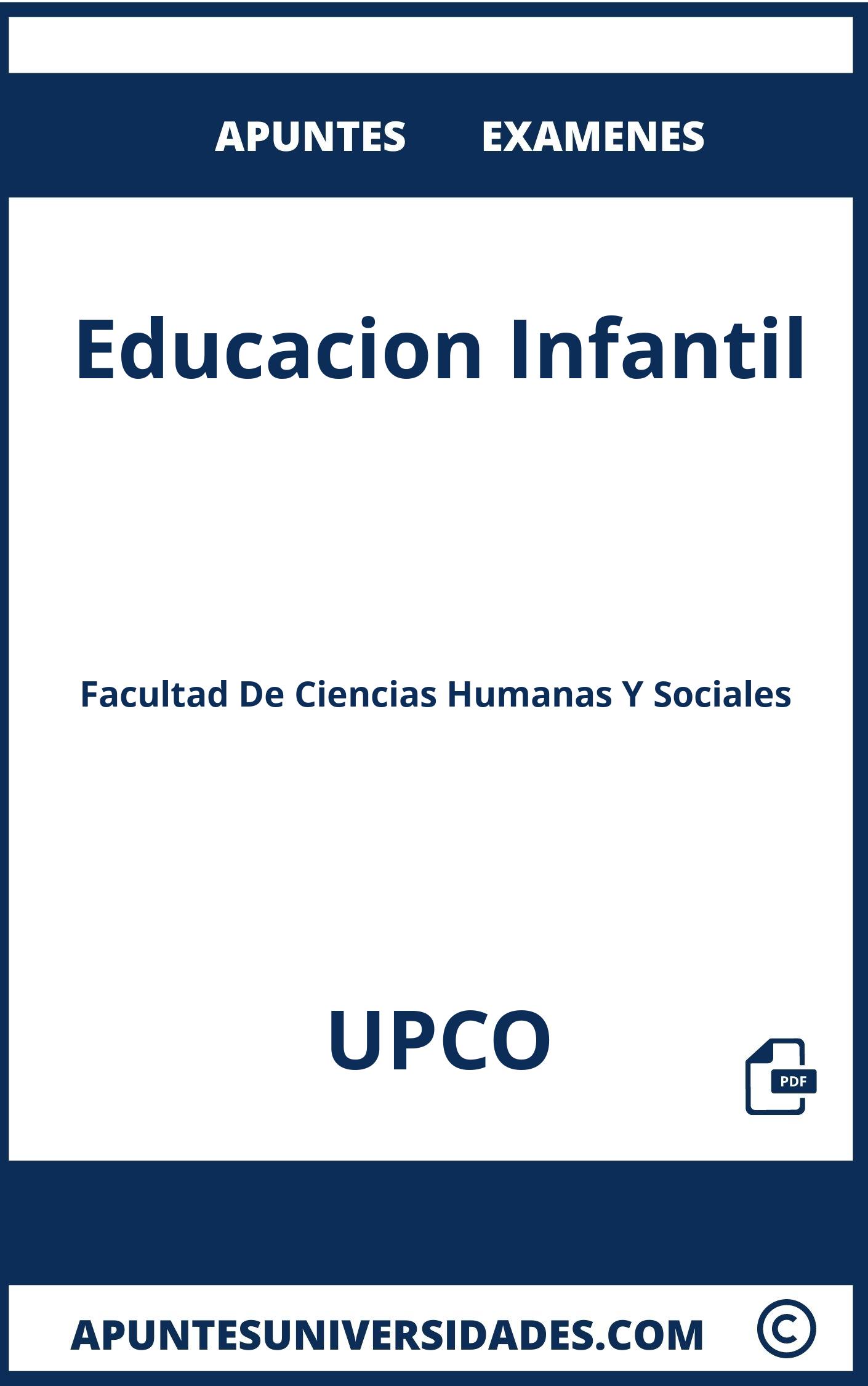 Apuntes y Examenes Educacion Infantil UPCO