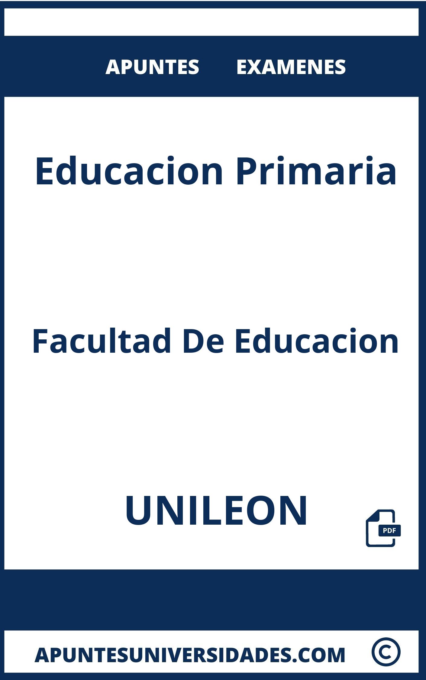 Examenes y Apuntes Educacion Primaria UNILEON
