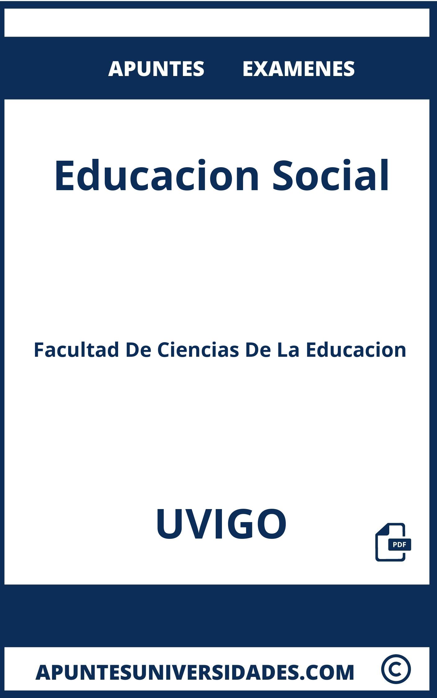 Apuntes Examenes Educacion Social UVIGO