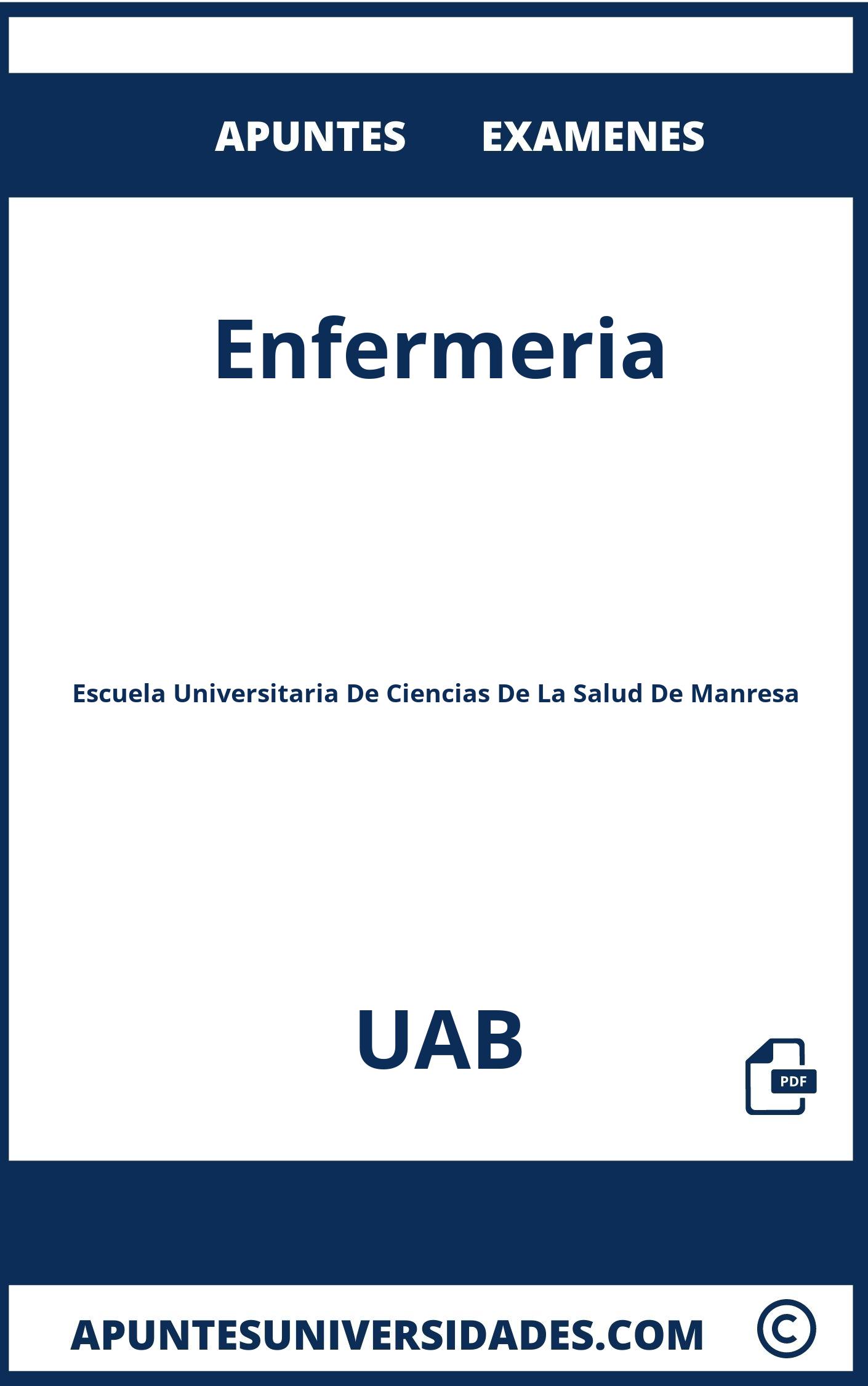 Apuntes Enfermeria UAB y Examenes
