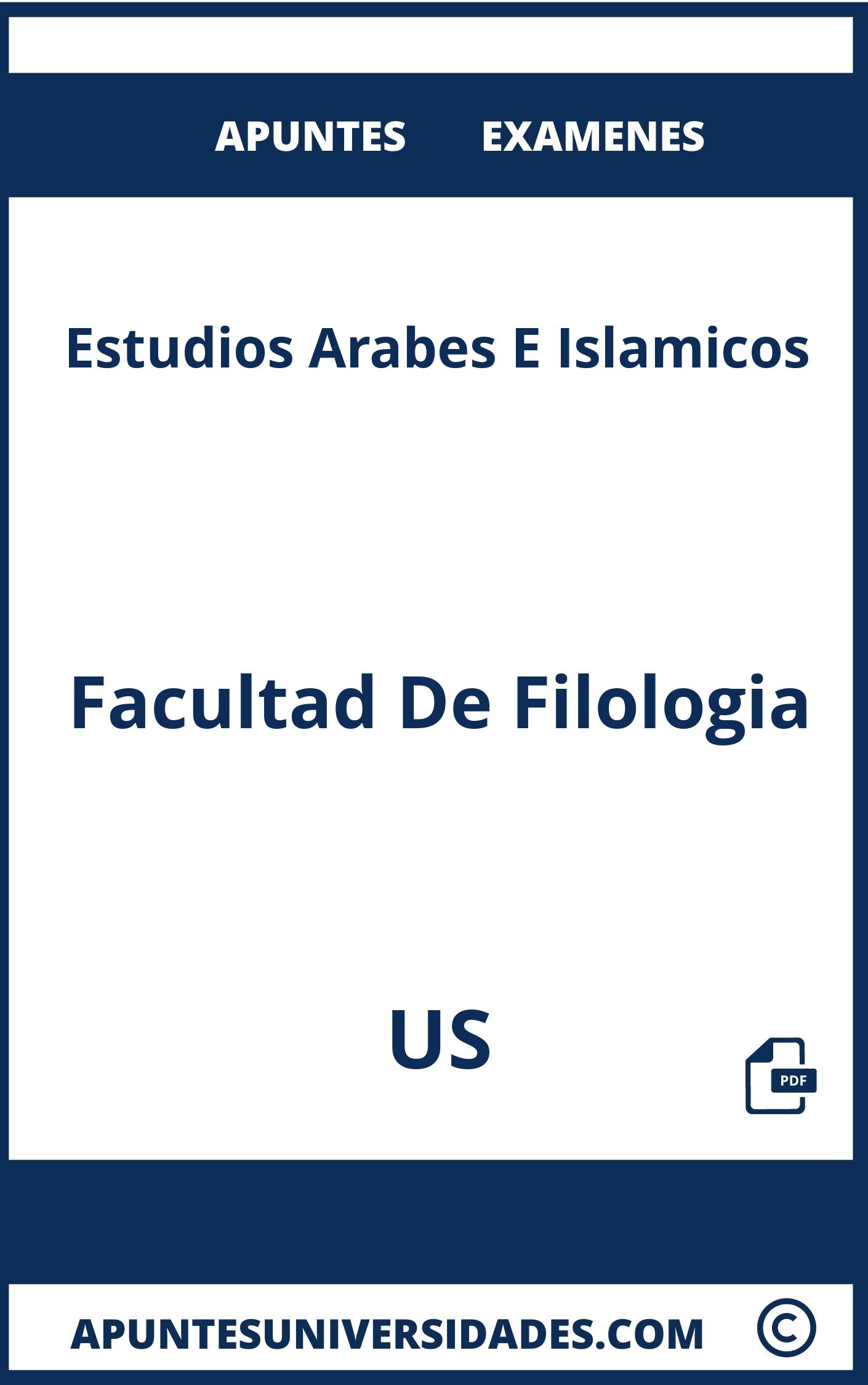 Examenes y Apuntes Estudios Arabes E Islamicos US