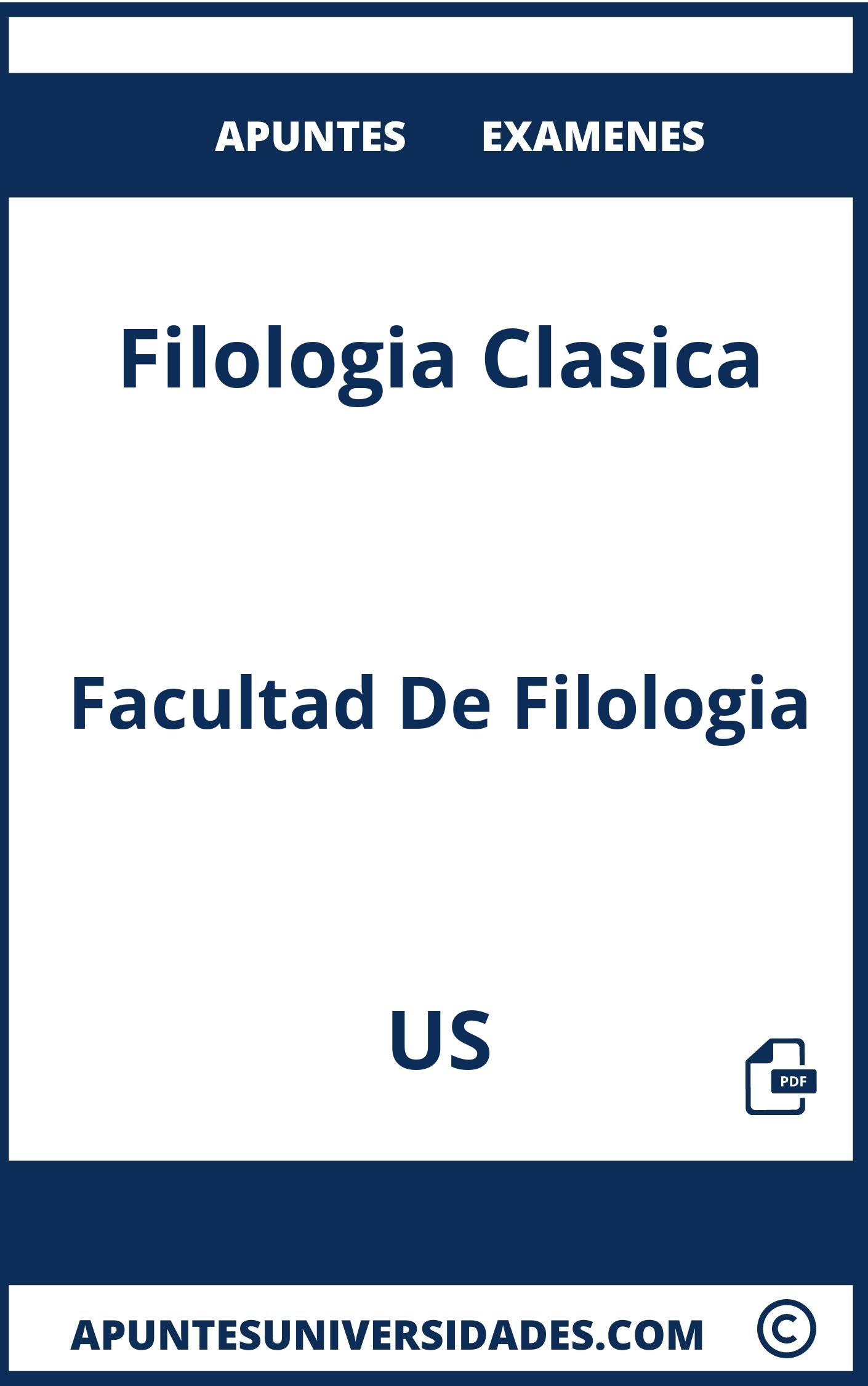 Apuntes y Examenes Filologia Clasica US