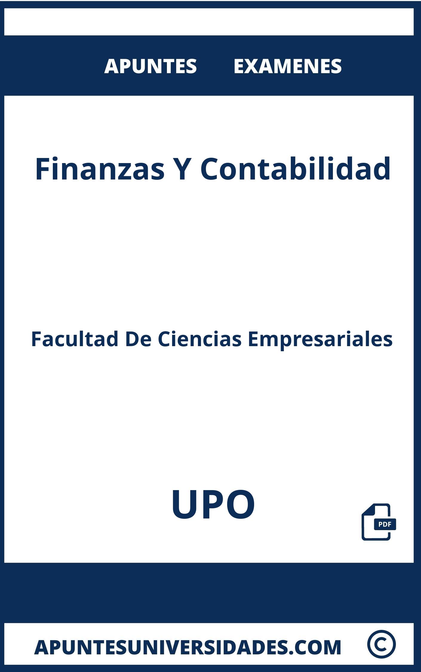 Examenes y Apuntes de Finanzas Y Contabilidad UPO