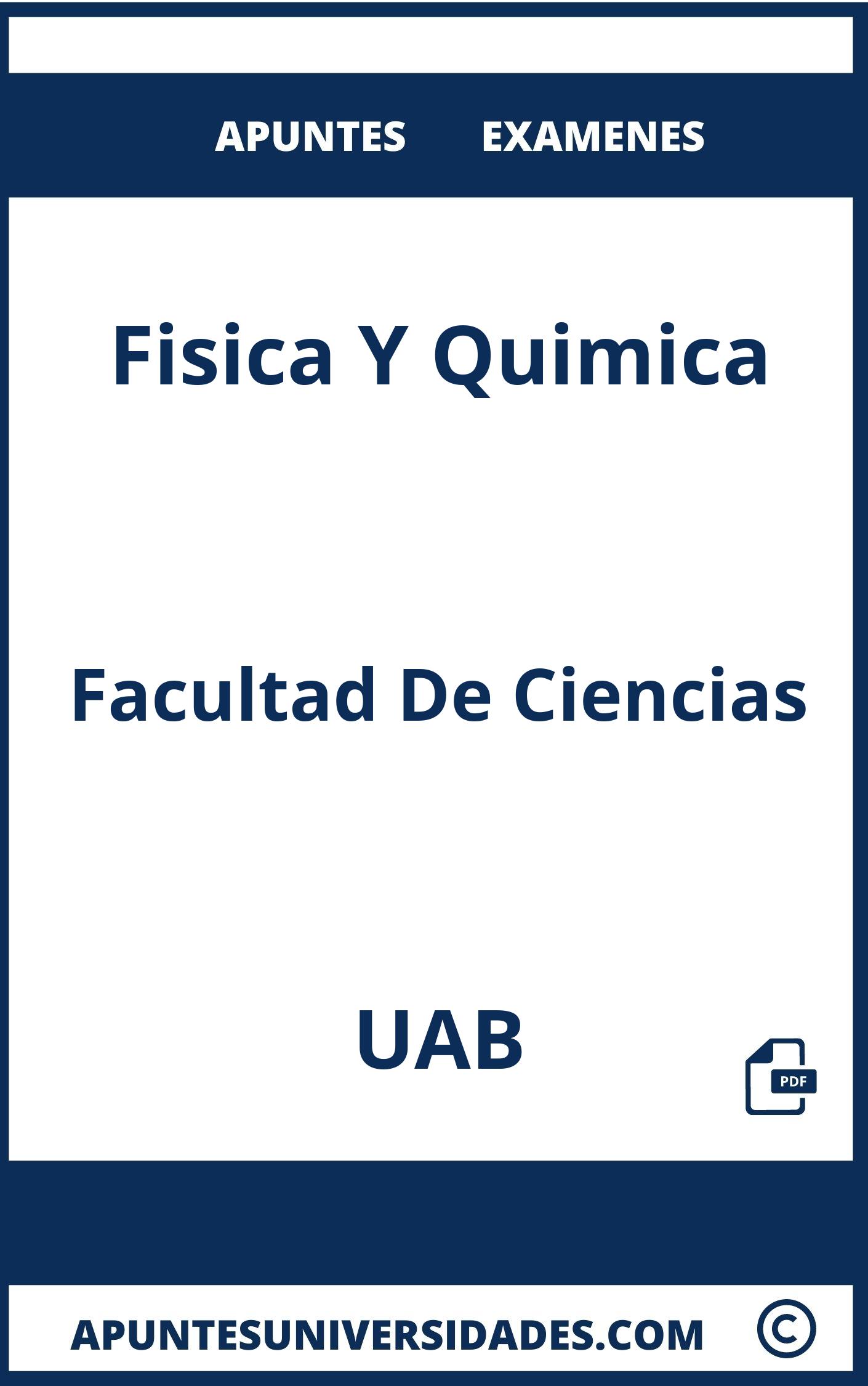 Apuntes y Examenes Fisica Y Quimica UAB
