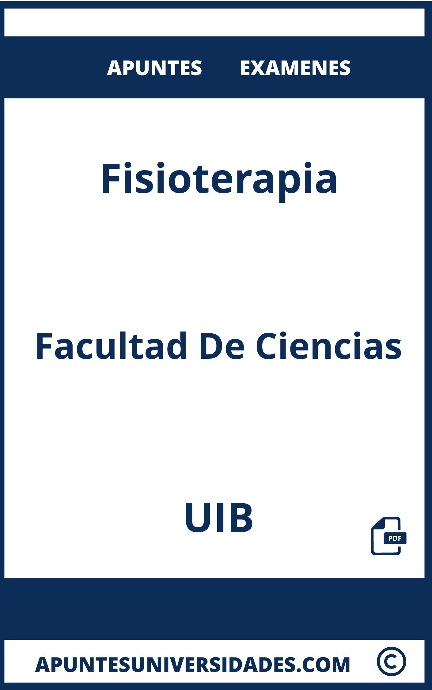 Examenes Fisioterapia UIB y Apuntes