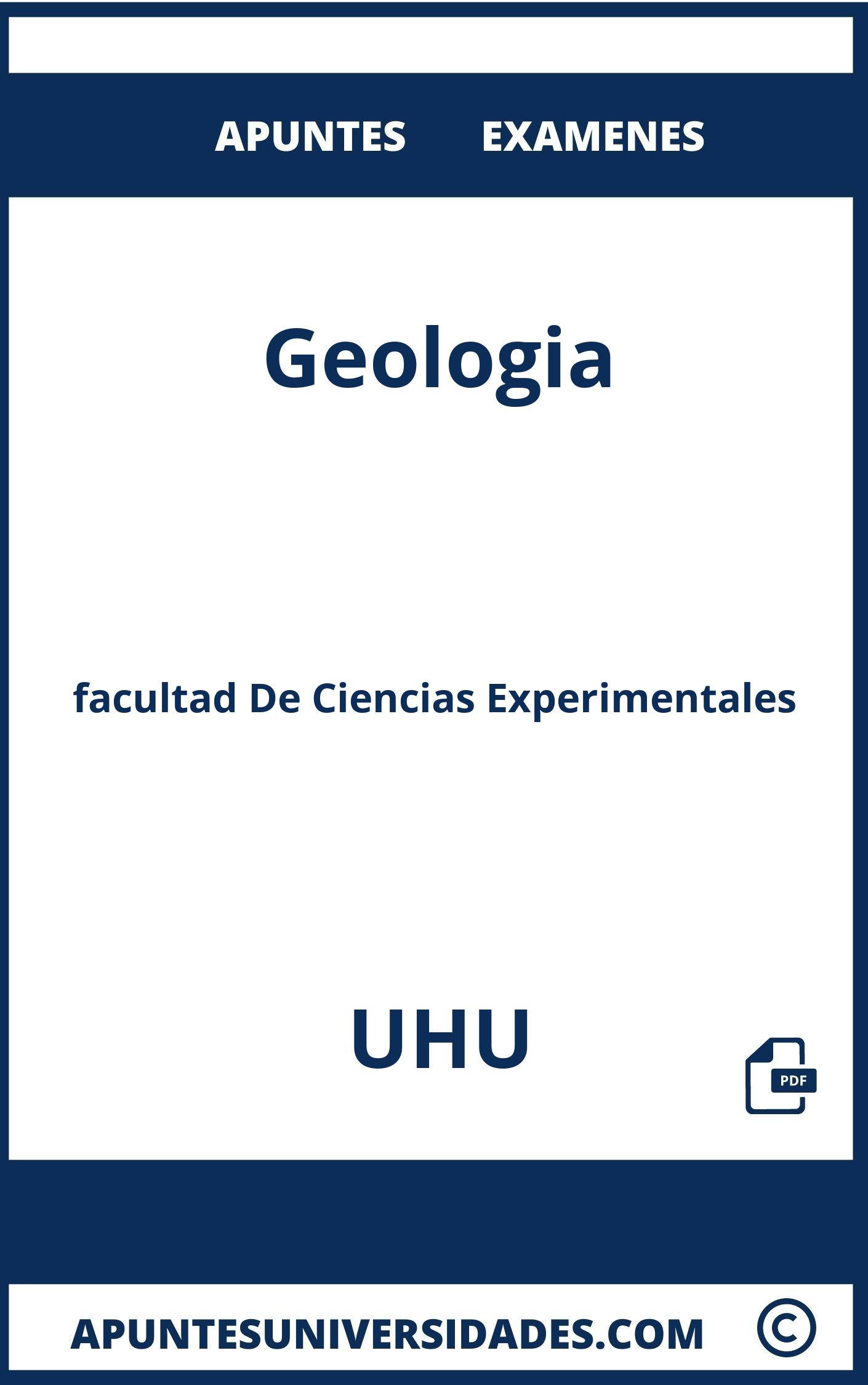 Apuntes y Examenes Geologia UHU