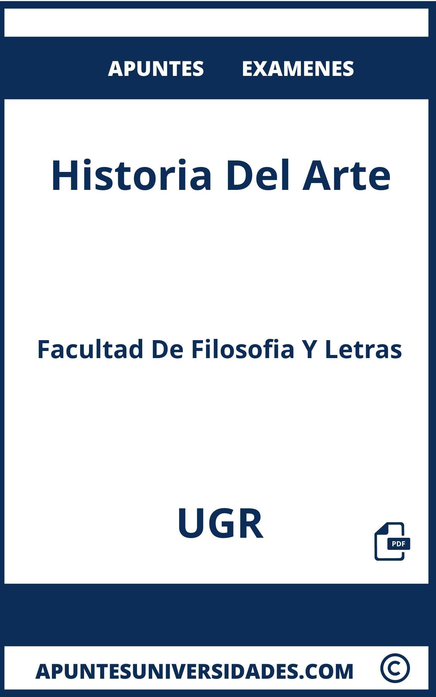 Examenes Apuntes Historia Del Arte UGR