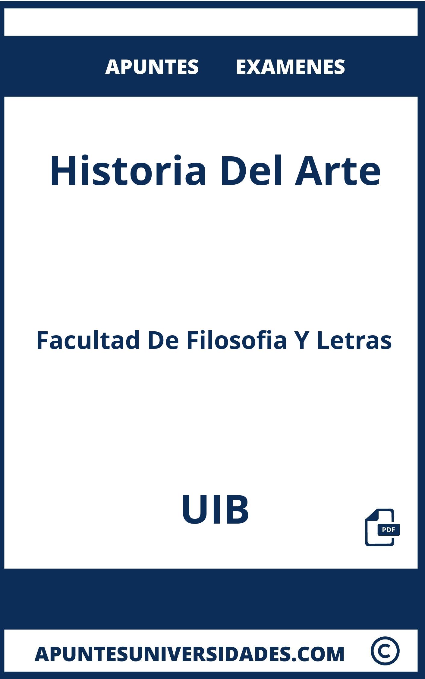 Examenes y Apuntes de Historia Del Arte UIB