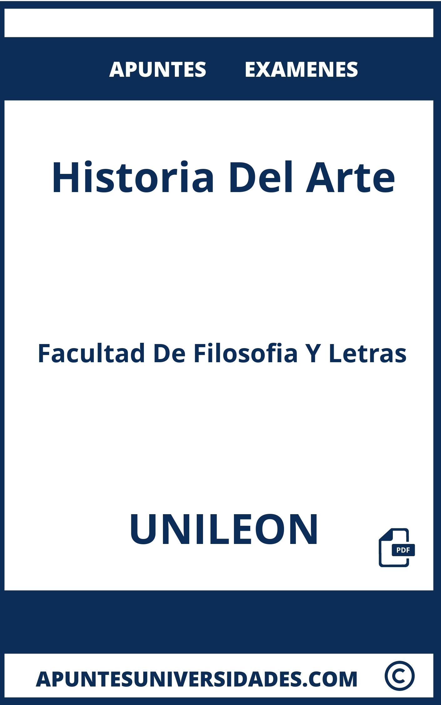 Examenes y Apuntes de Historia Del Arte UNILEON