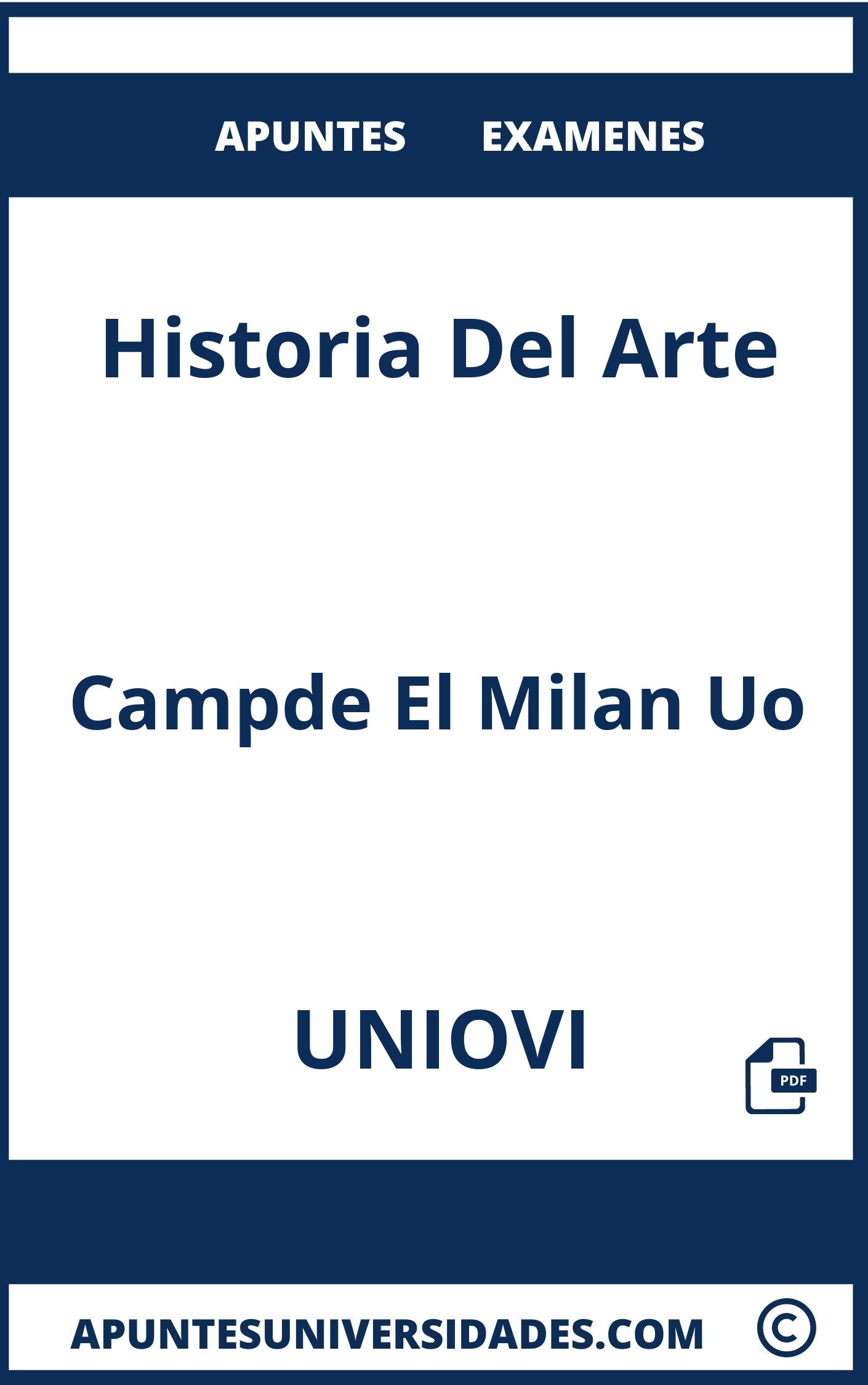 Historia Del Arte UNIOVI Examenes Apuntes