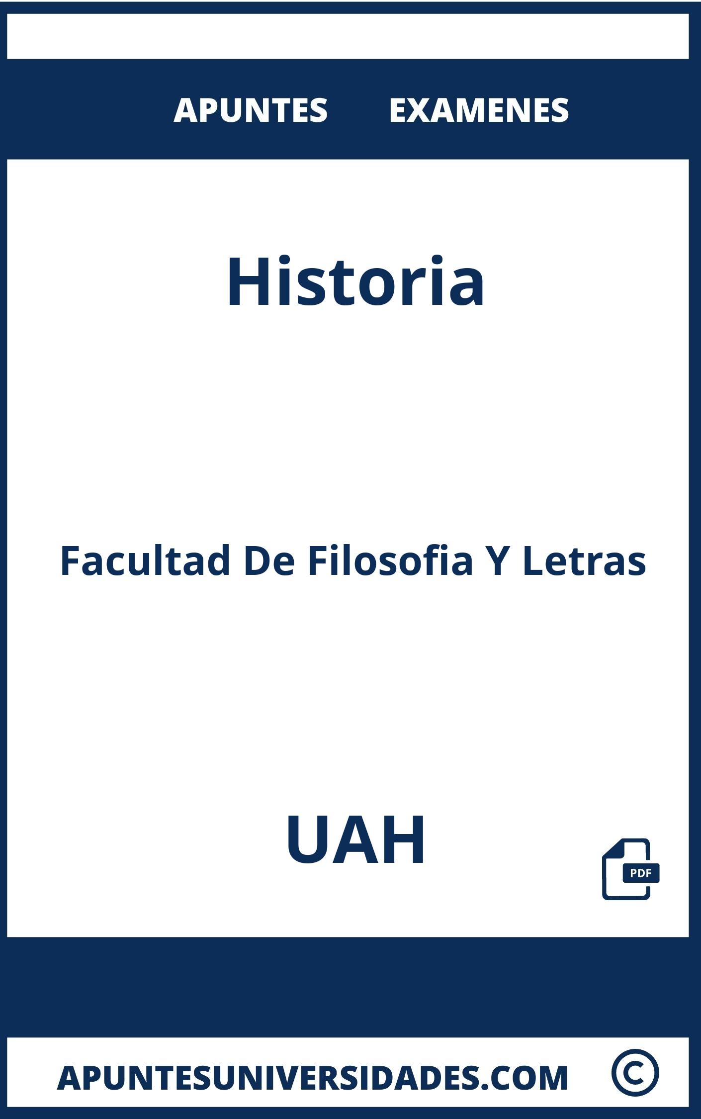 Examenes y Apuntes de Historia UAH