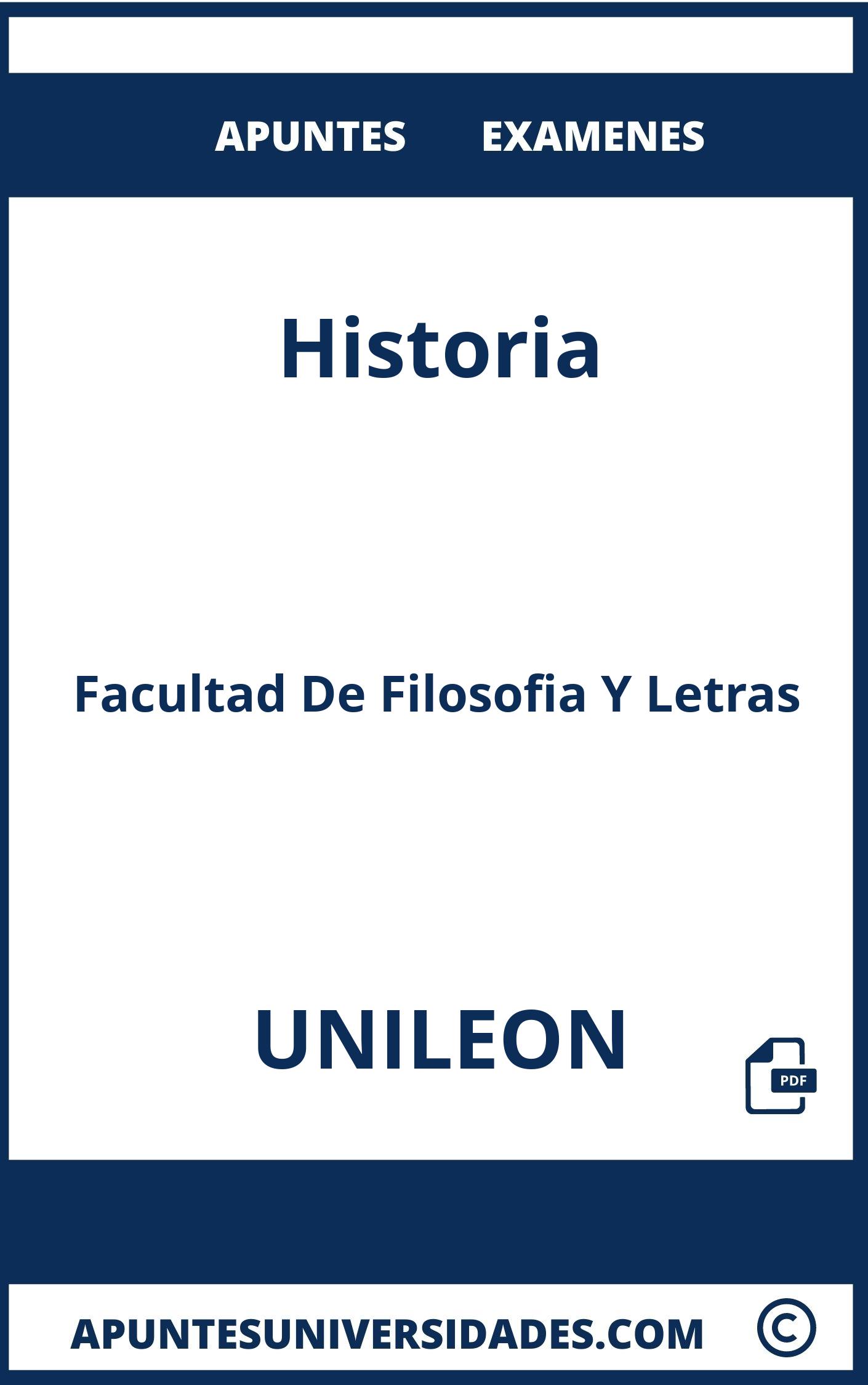 Historia UNILEON Examenes Apuntes