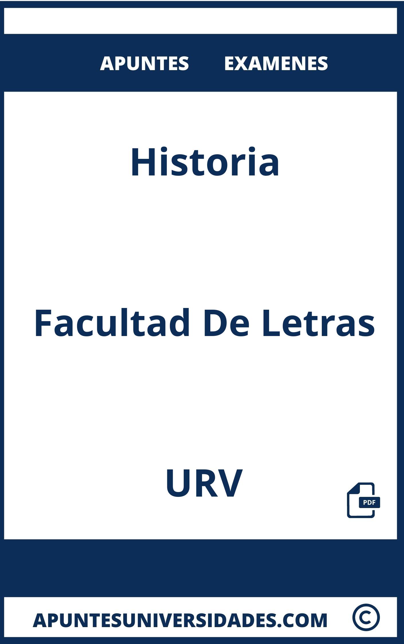 Apuntes y Examenes Historia URV