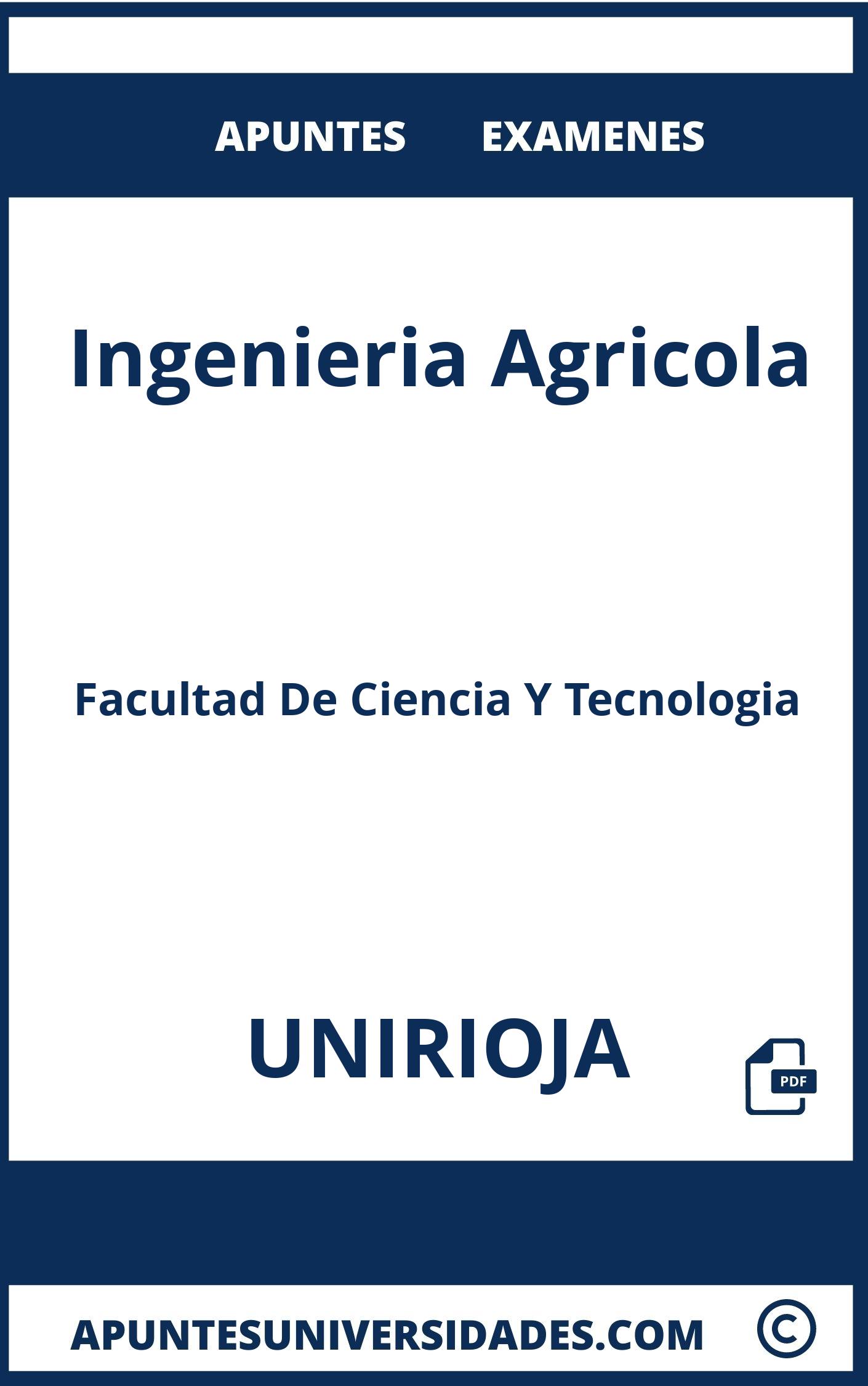 Examenes y Apuntes Ingenieria Agricola UNIRIOJA