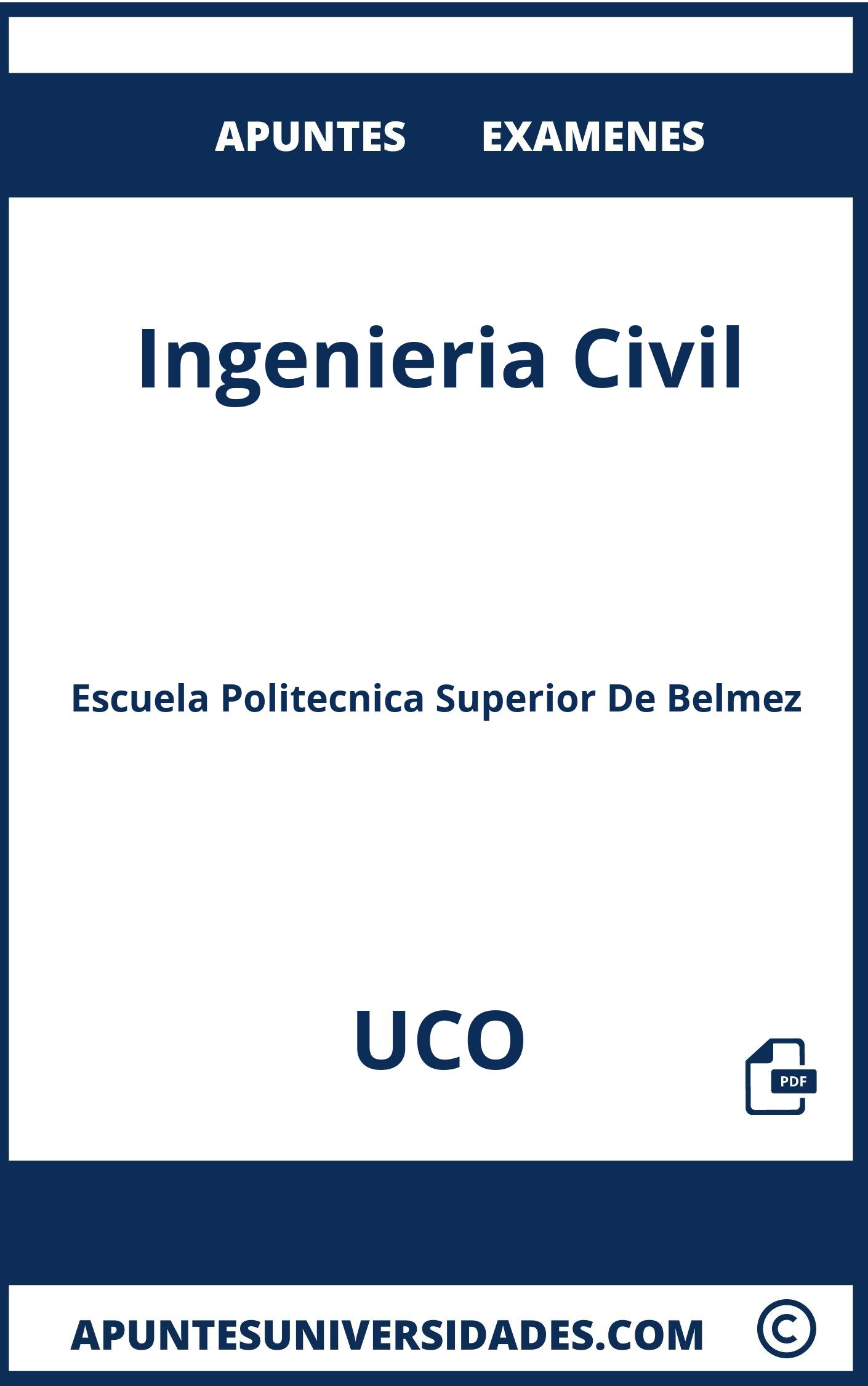 Ingenieria Civil UCO Examenes Apuntes