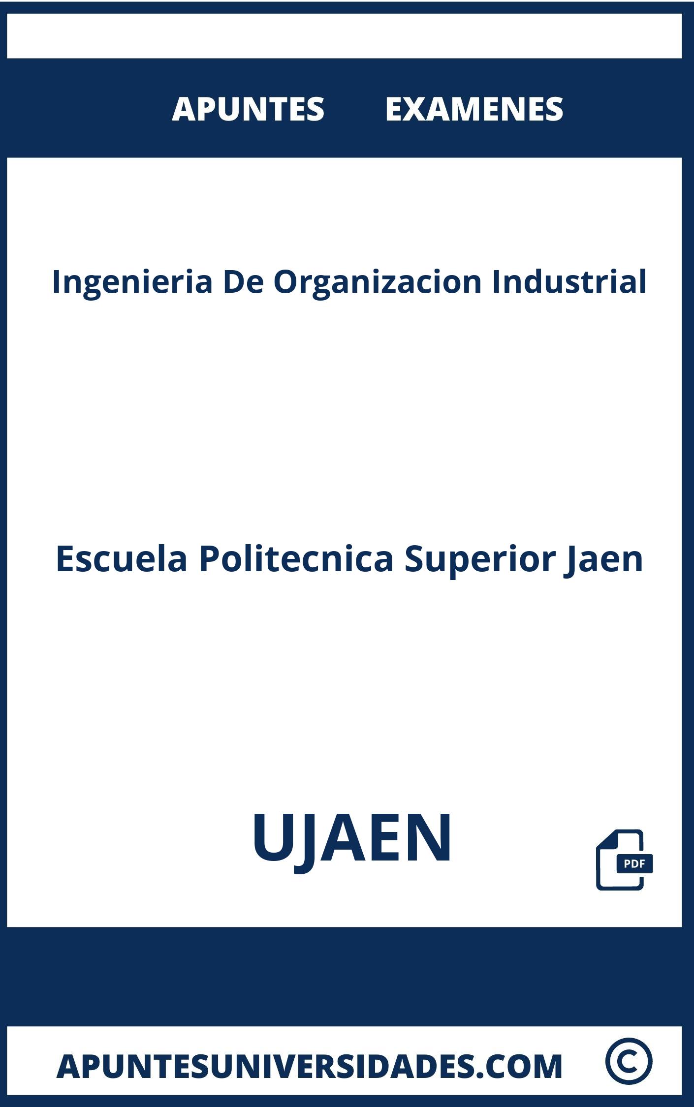 Examenes y Apuntes de Ingenieria De Organizacion Industrial UJAEN