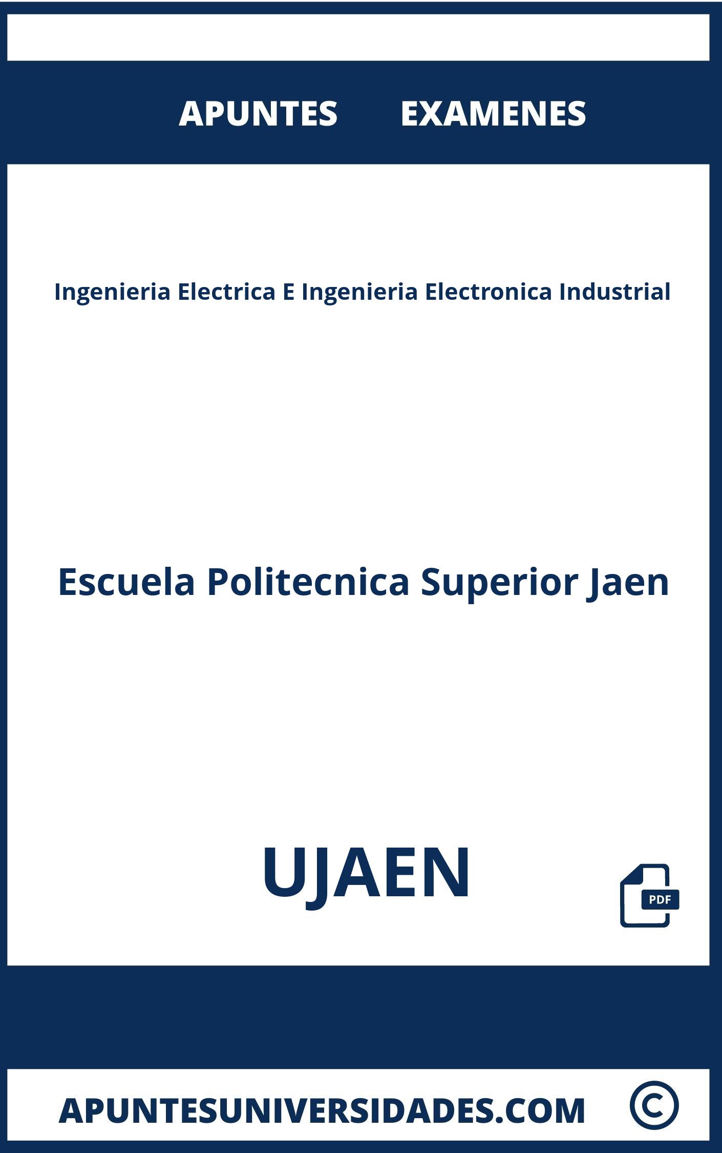 Apuntes Examenes Ingenieria Electrica E Ingenieria Electronica Industrial UJAEN