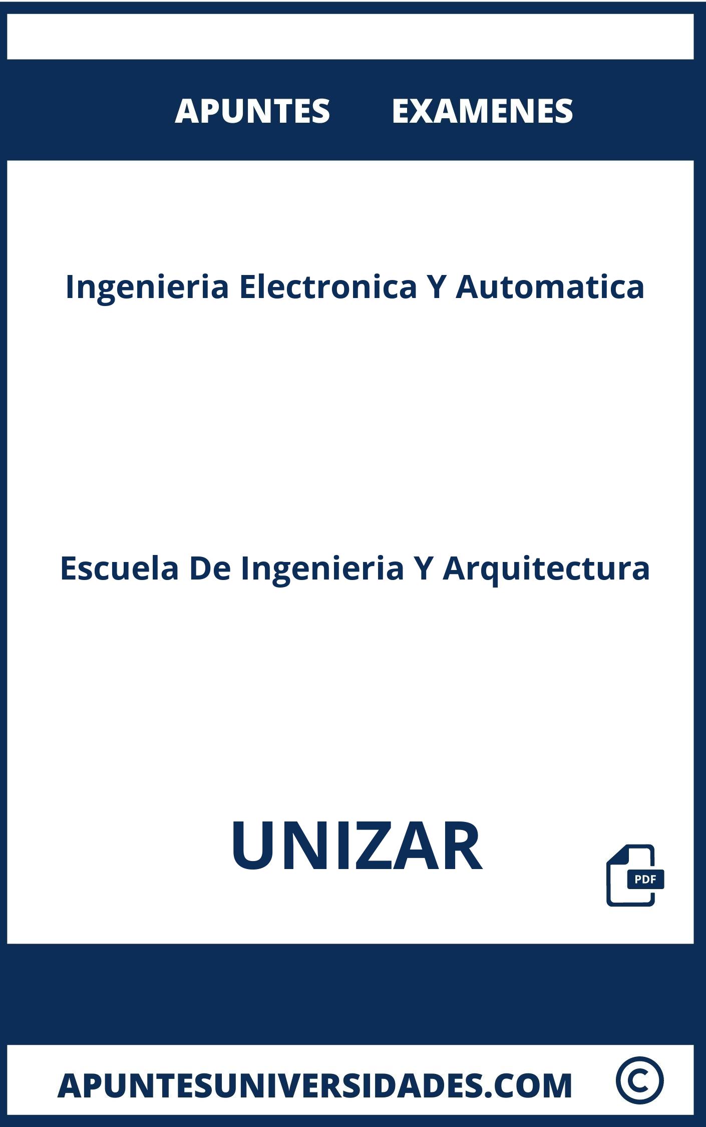 Examenes Apuntes Ingenieria Electronica Y Automatica UNIZAR