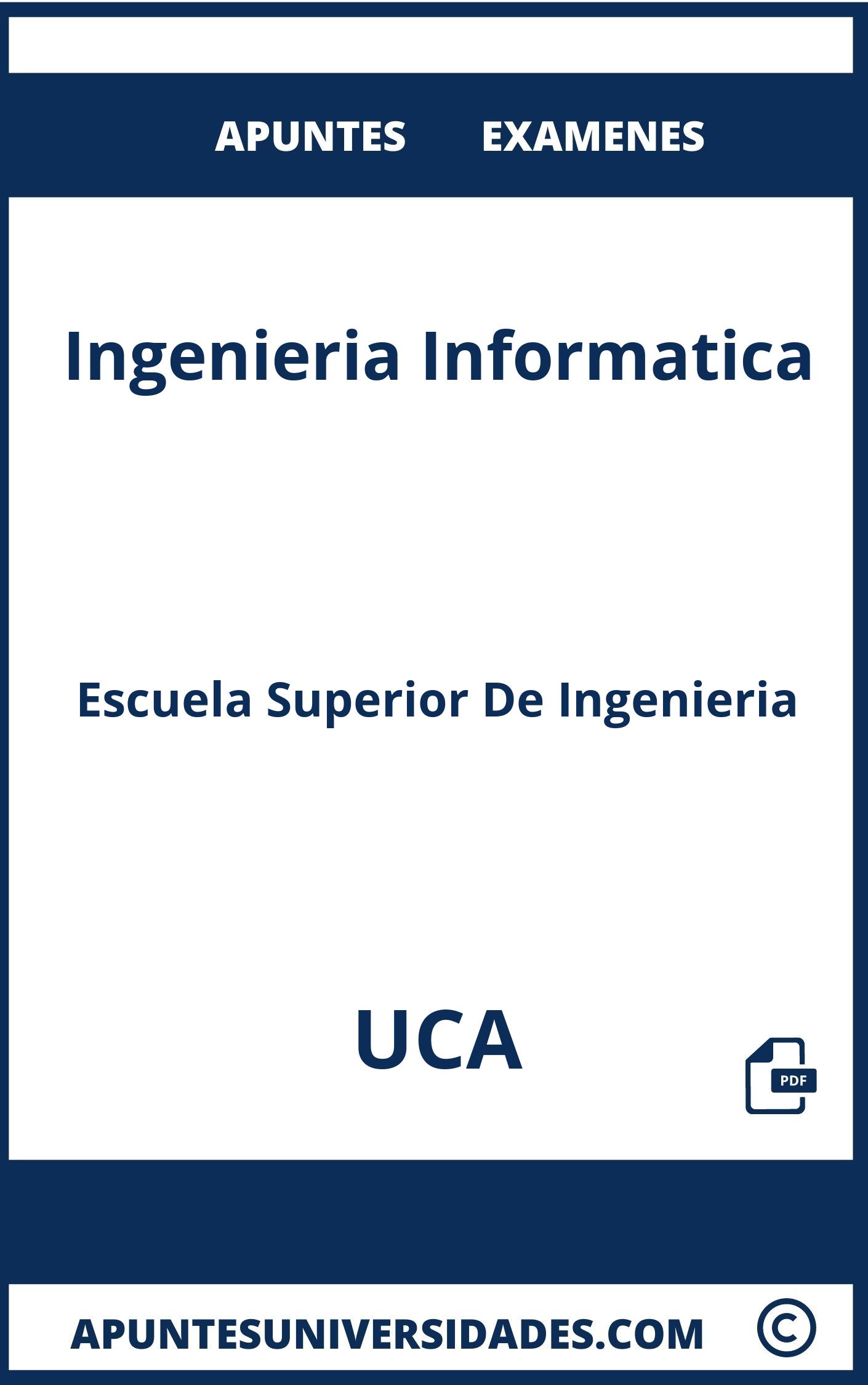 Apuntes y Examenes de Ingenieria Informatica UCA