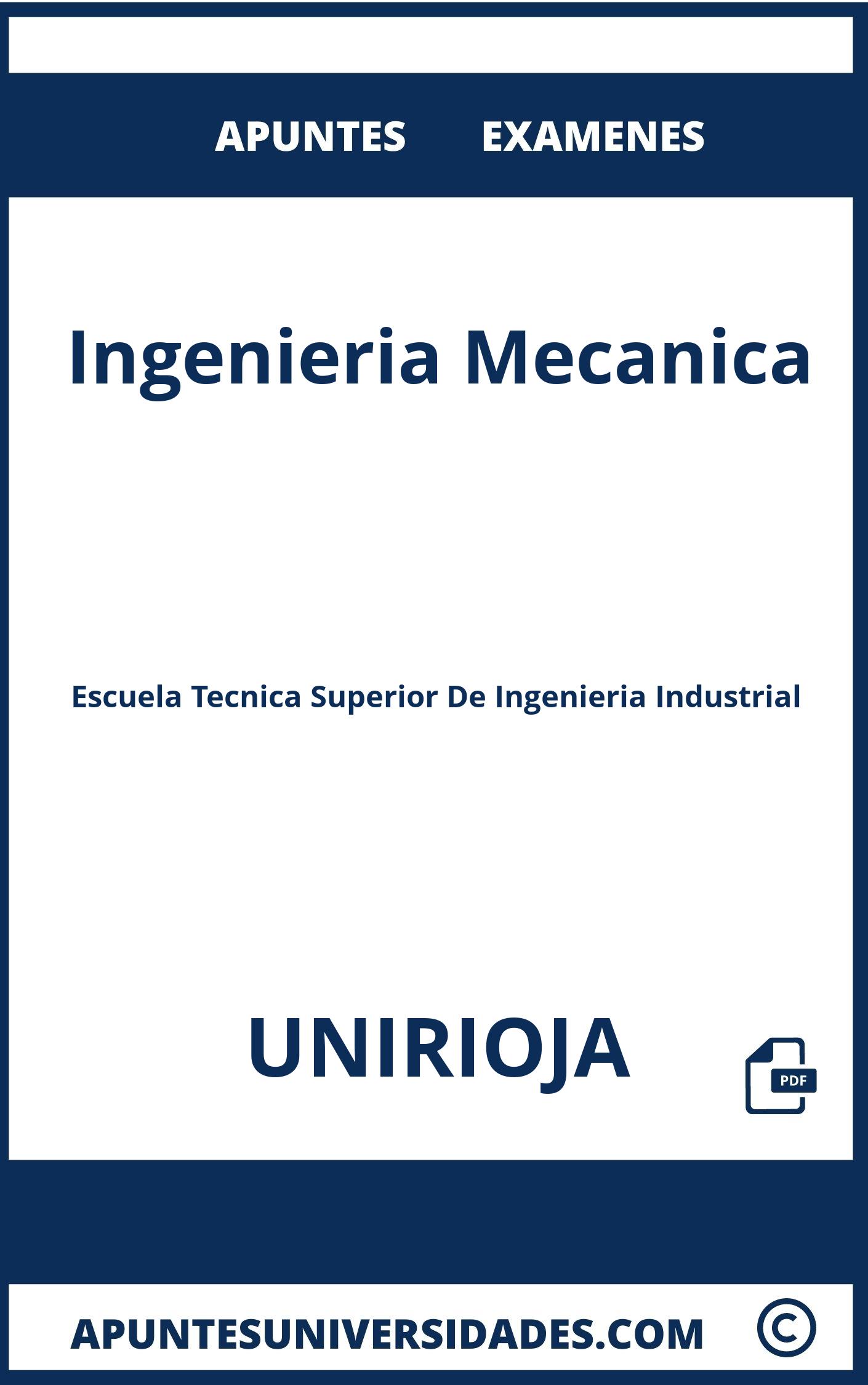 Ingenieria Mecanica UNIRIOJA Examenes Apuntes