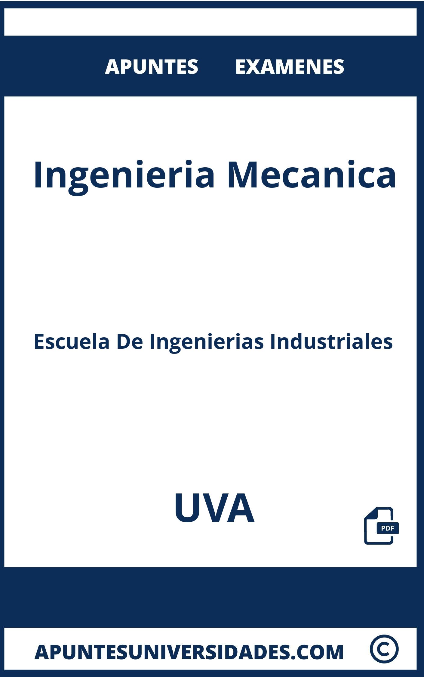 Apuntes y Examenes de Ingenieria Mecanica UVA