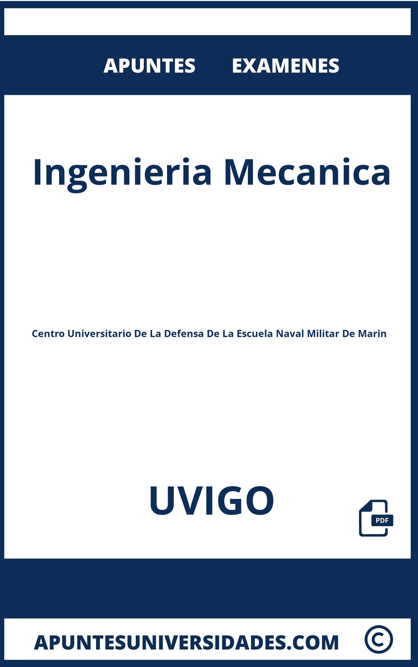 Apuntes Examenes Ingenieria Mecanica UVIGO