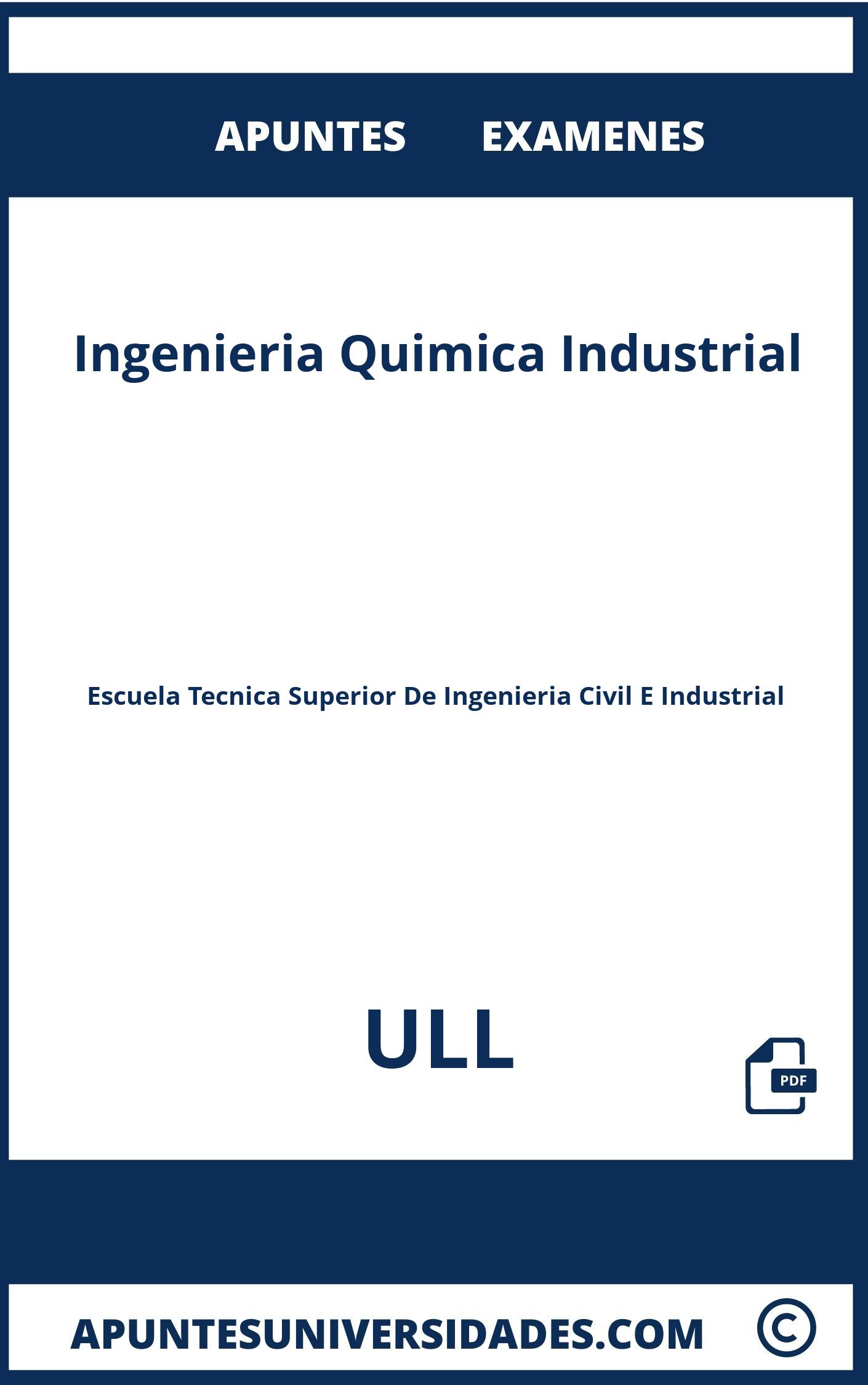 Ingenieria Quimica Industrial ULL Examenes Apuntes